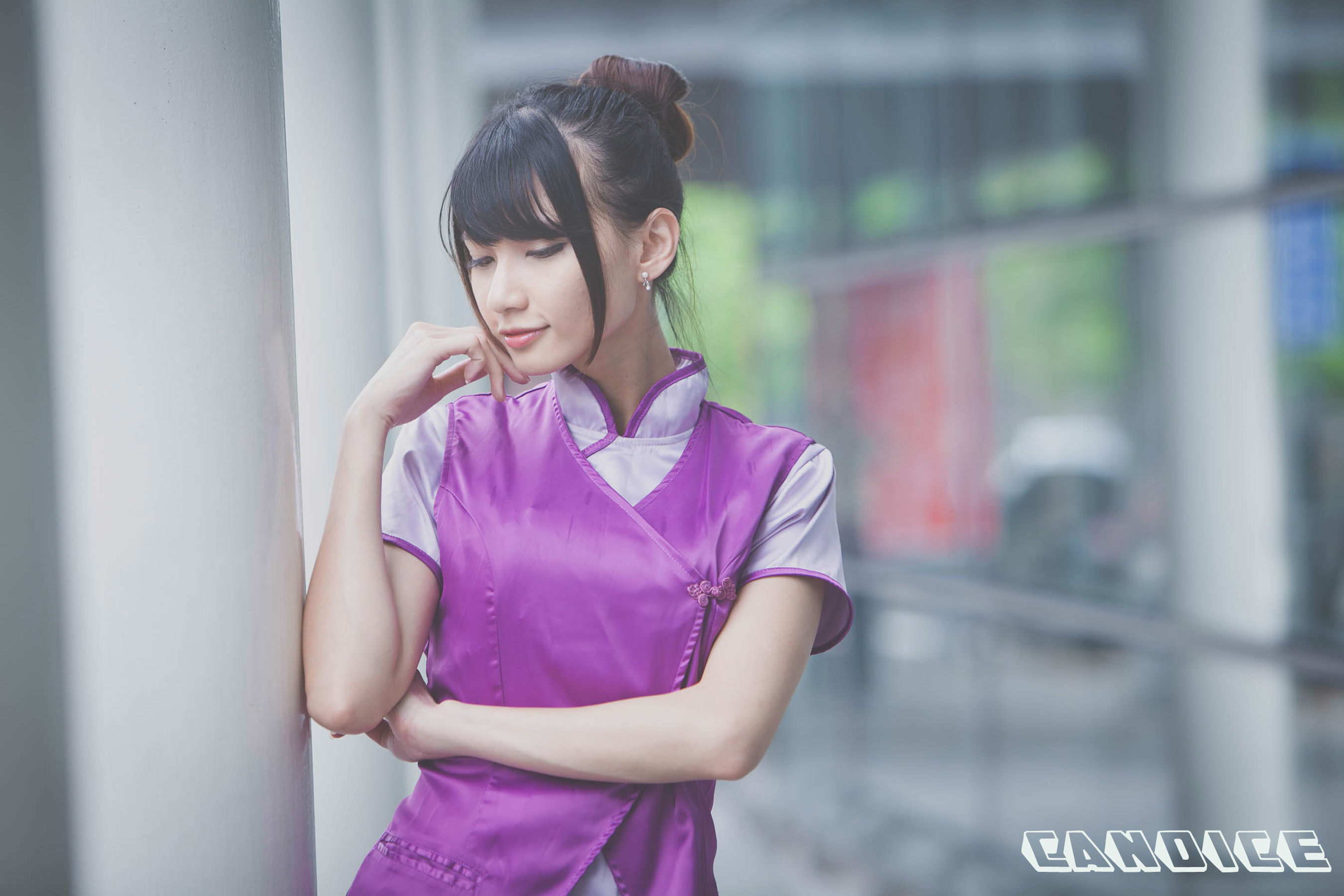 蔡译心Candice《空姐黑丝街拍》-图34