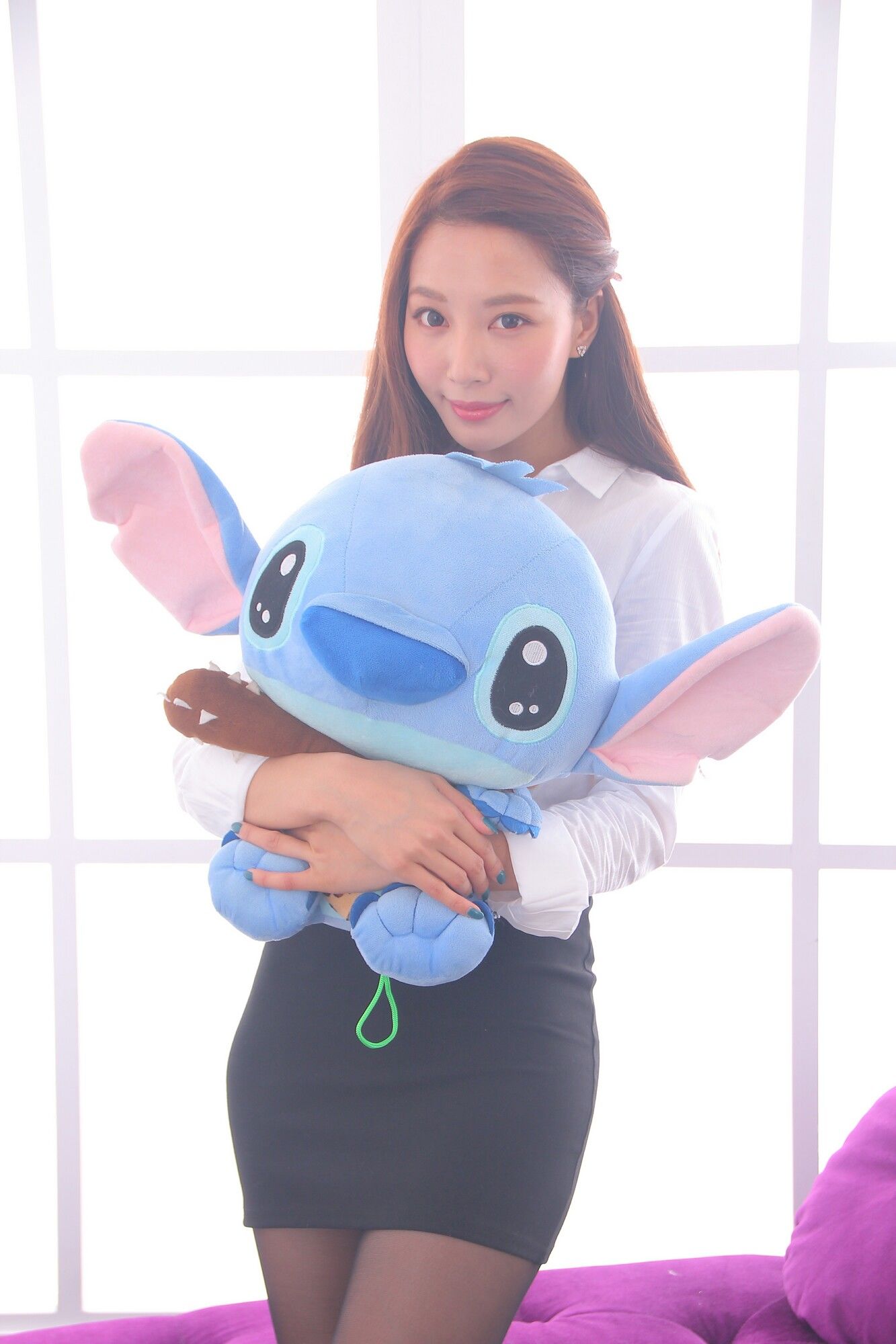 Emma江雨恩《黑丝OL套装》-图6