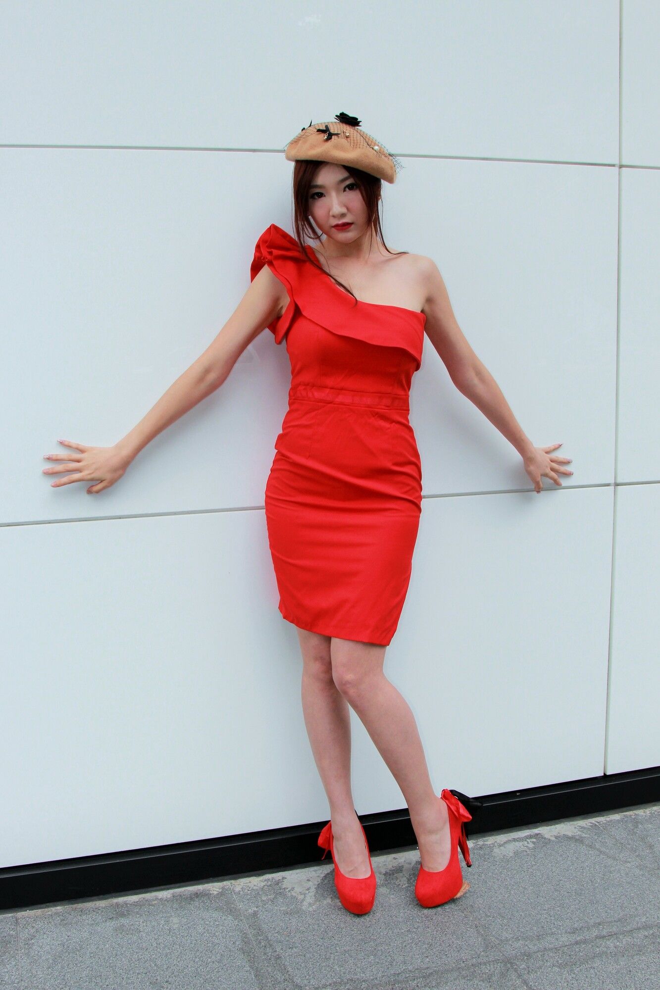 Michelle小羽《信義區外拍2套服装》-图35