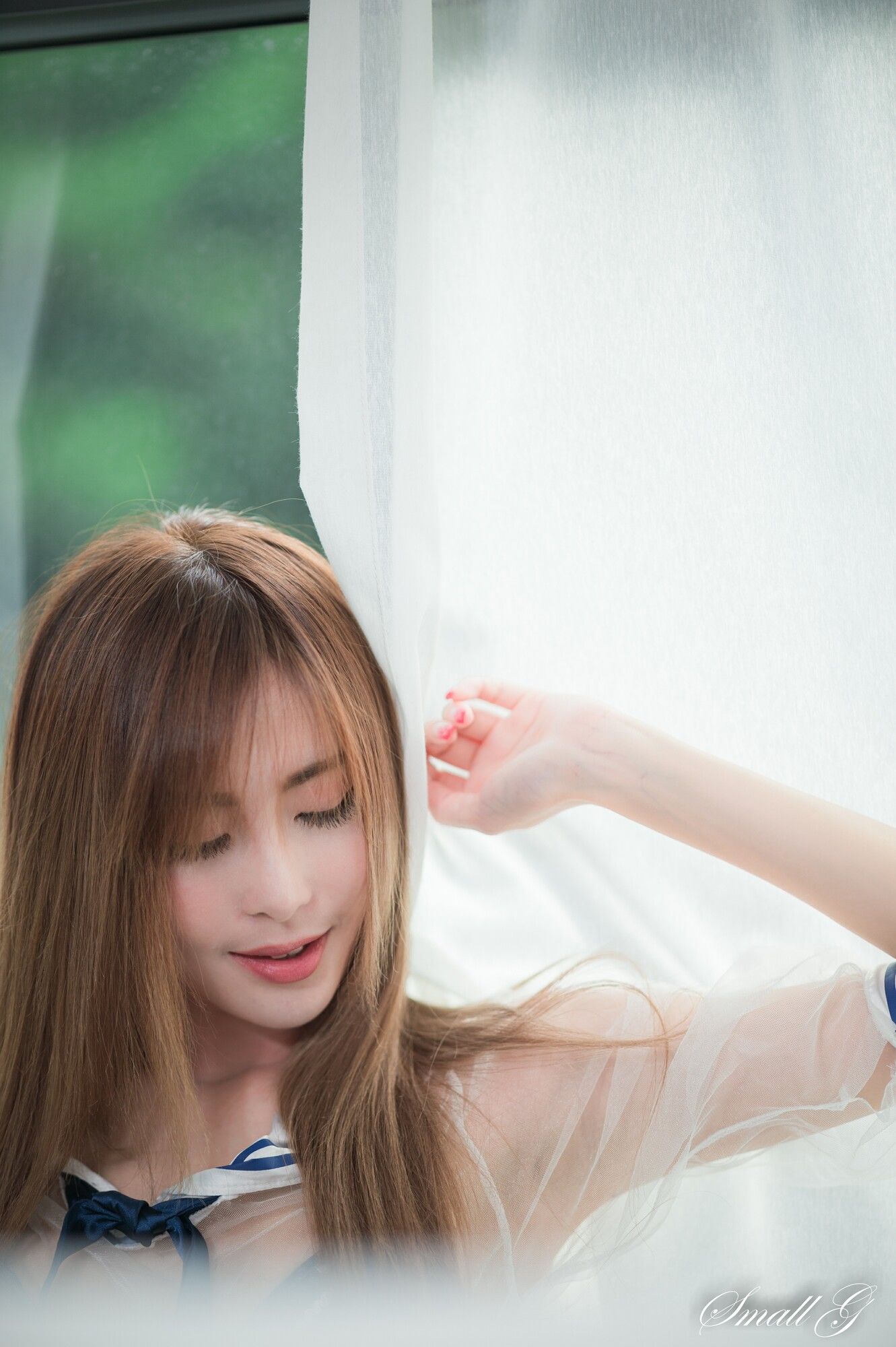 艾比Abbie《白金花園(内衣秀)》-图30