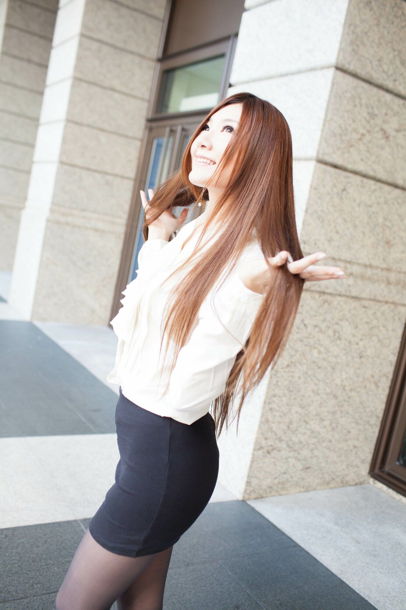 Michelle小羽/谢馥羽《信義區街拍黑丝OL系列》-图99