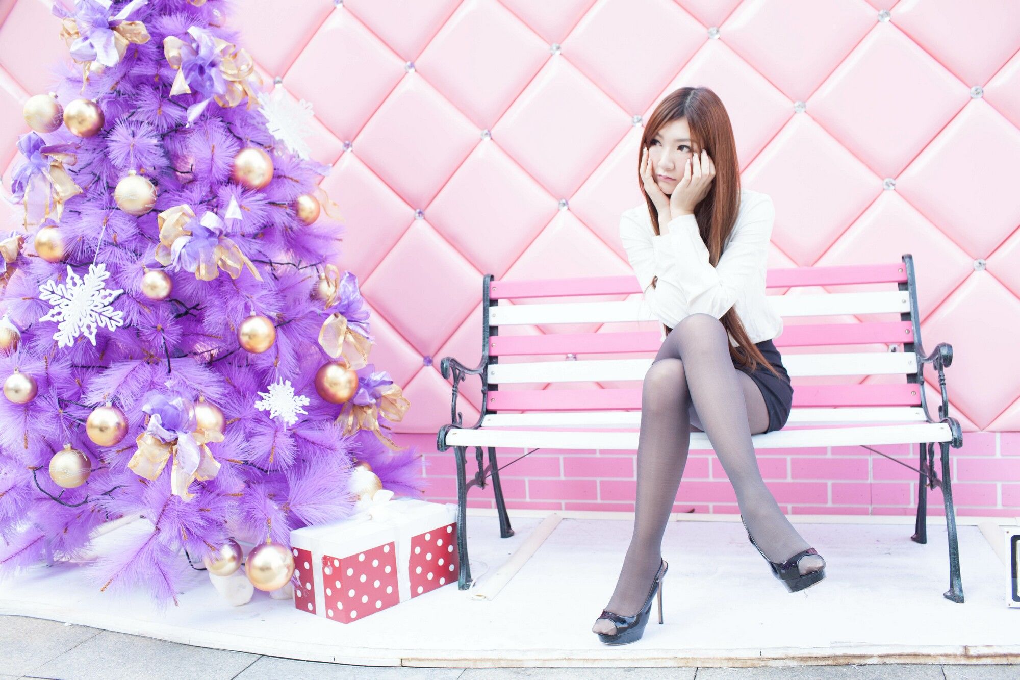 Michelle小羽/谢馥羽《信義區街拍黑丝OL系列》-图19