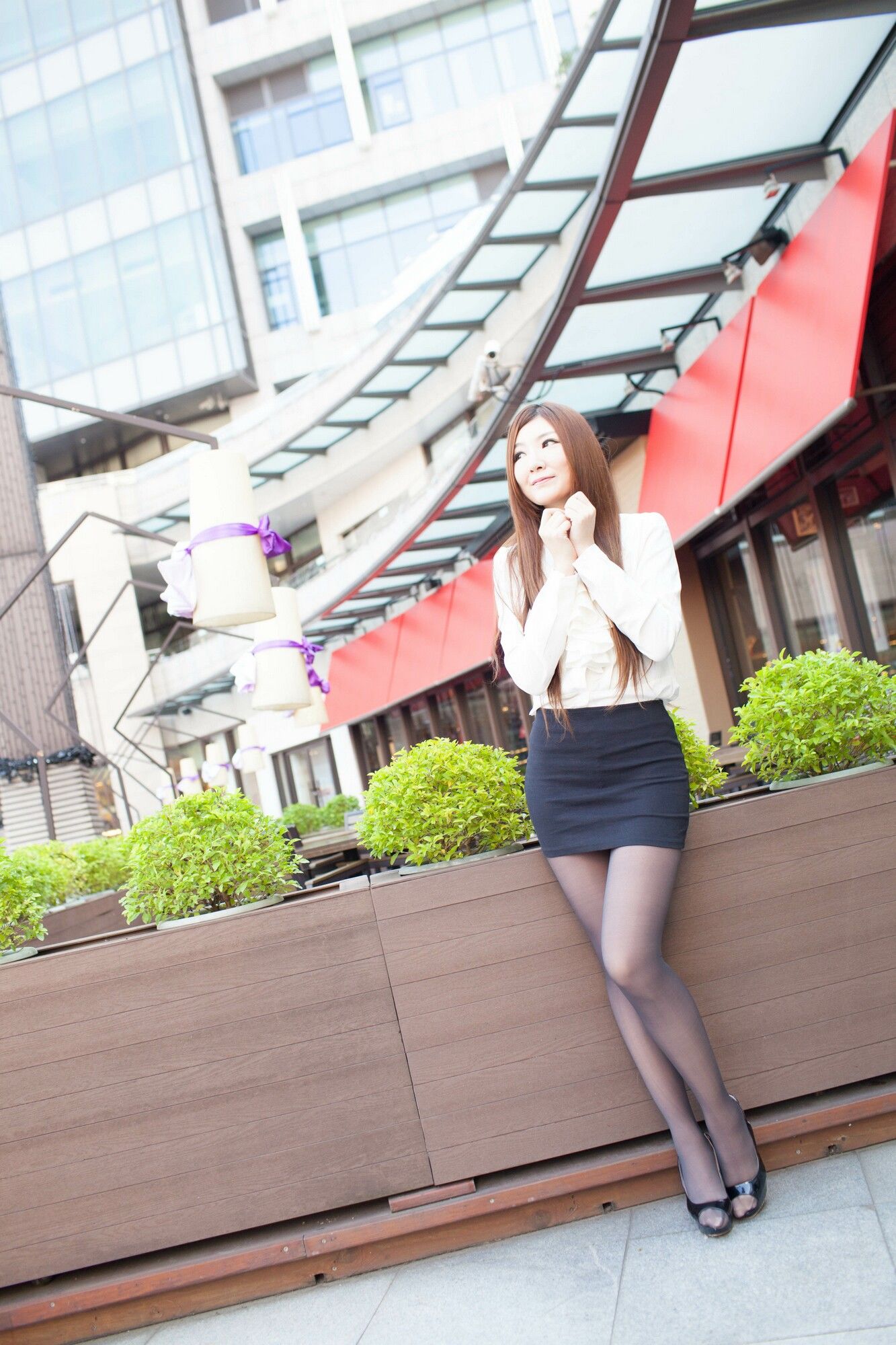 Michelle小羽/谢馥羽《信義區街拍黑丝OL系列》-图29
