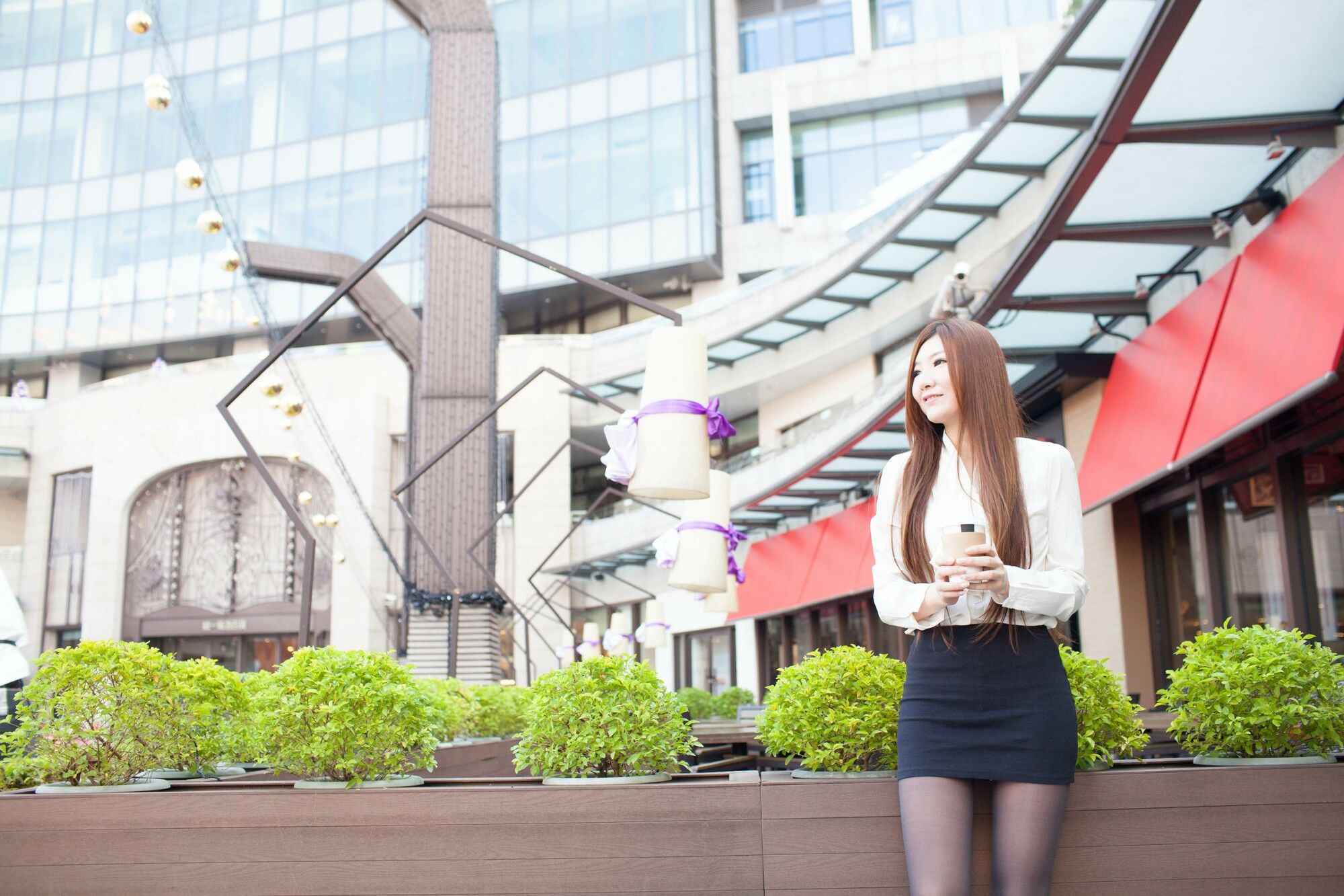 Michelle小羽/谢馥羽《信義區街拍黑丝OL系列》-图30