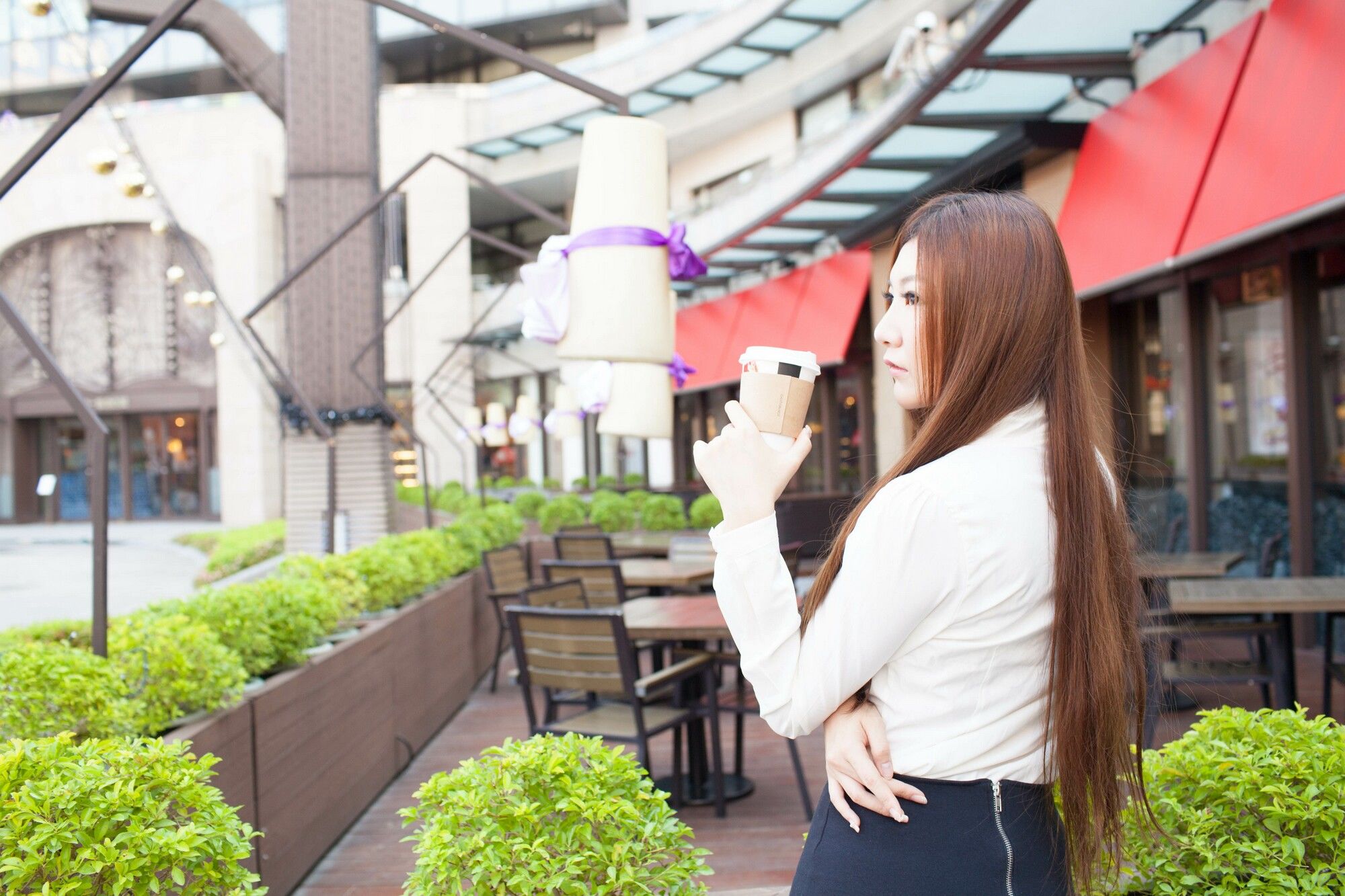 Michelle小羽/谢馥羽《信義區街拍黑丝OL系列》-图39