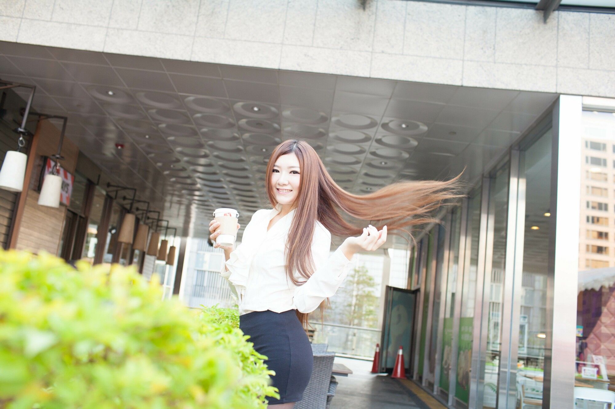 Michelle小羽/谢馥羽《信義區街拍黑丝OL系列》-图42