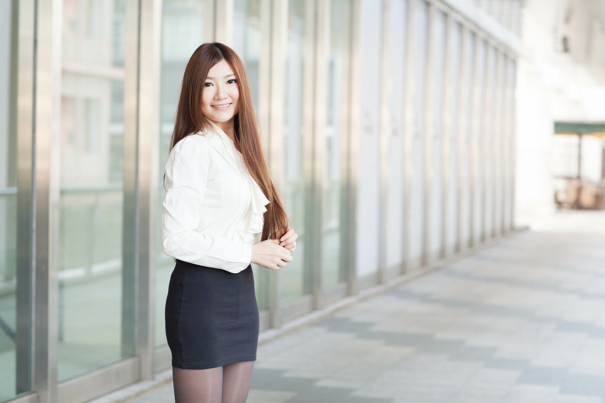 Michelle小羽/谢馥羽《信義區街拍黑丝OL系列》-图49