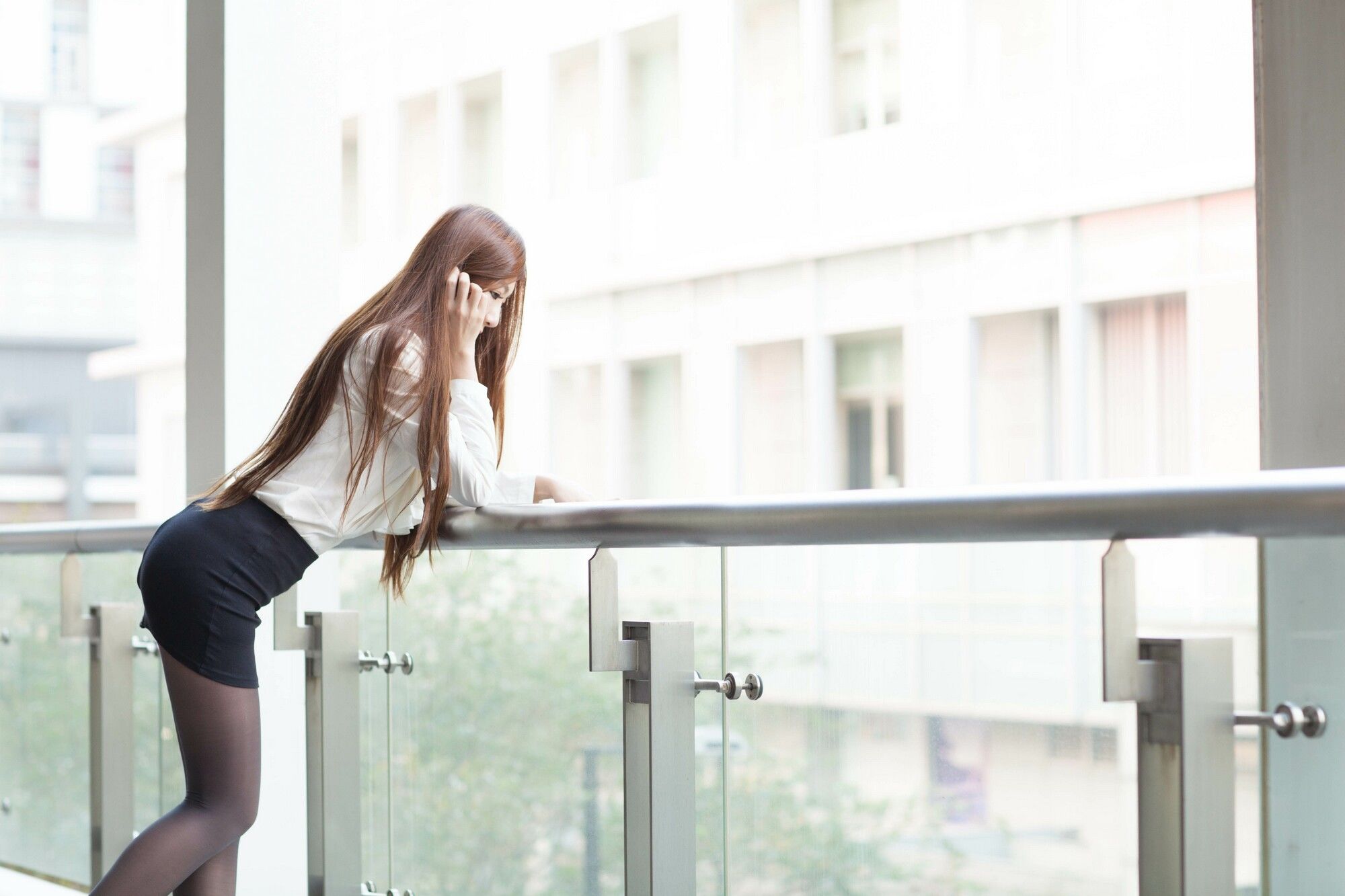 Michelle小羽/谢馥羽《信義區街拍黑丝OL系列》-图52