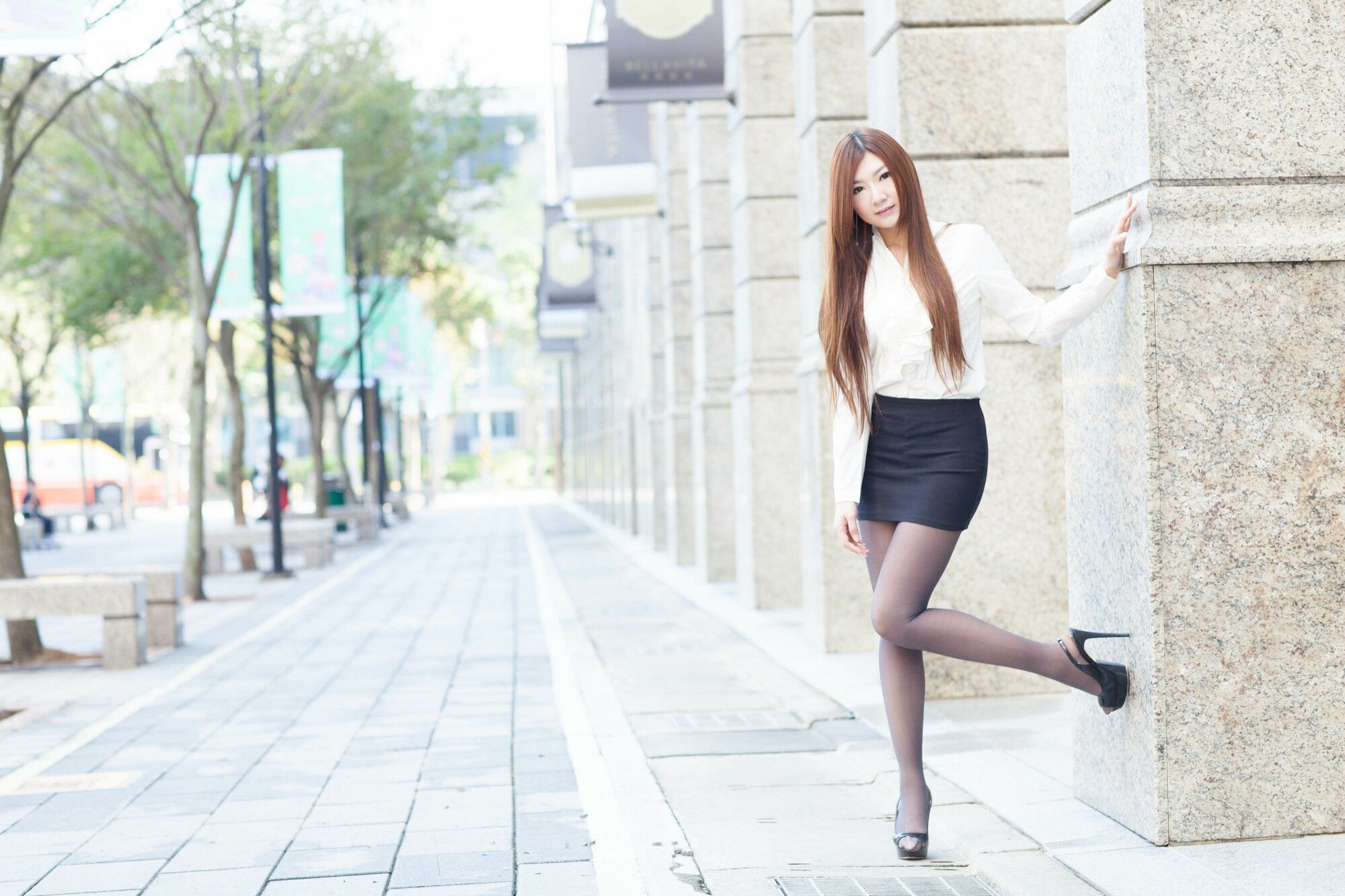 Michelle小羽/谢馥羽《信義區街拍黑丝OL系列》-图66