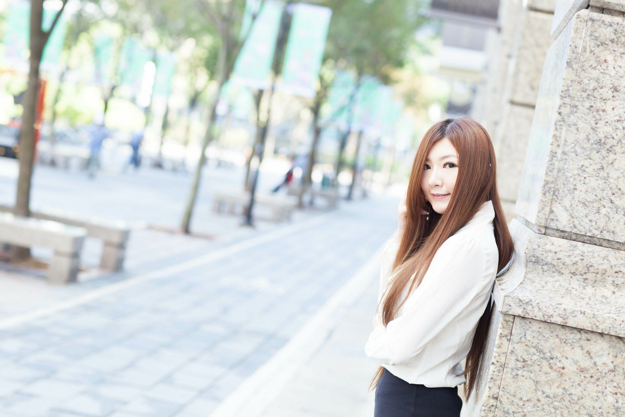 Michelle小羽/谢馥羽《信義區街拍黑丝OL系列》-图70