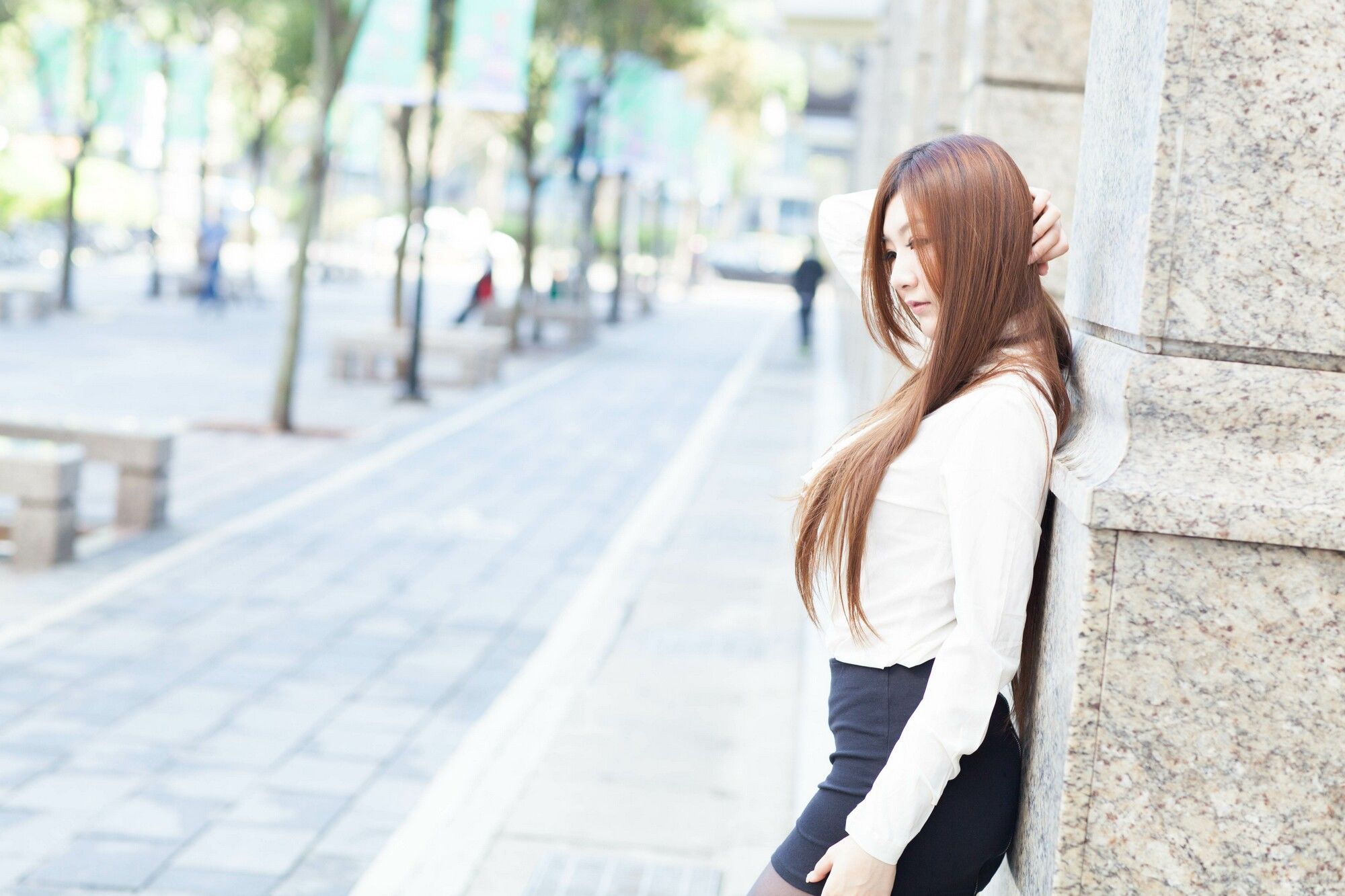 Michelle小羽/谢馥羽《信義區街拍黑丝OL系列》-图71