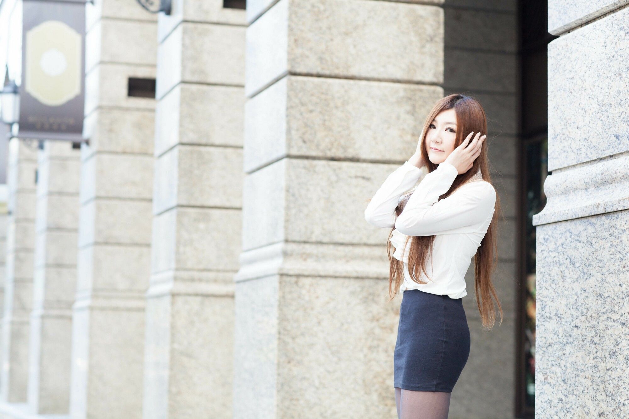 Michelle小羽/谢馥羽《信義區街拍黑丝OL系列》-图78