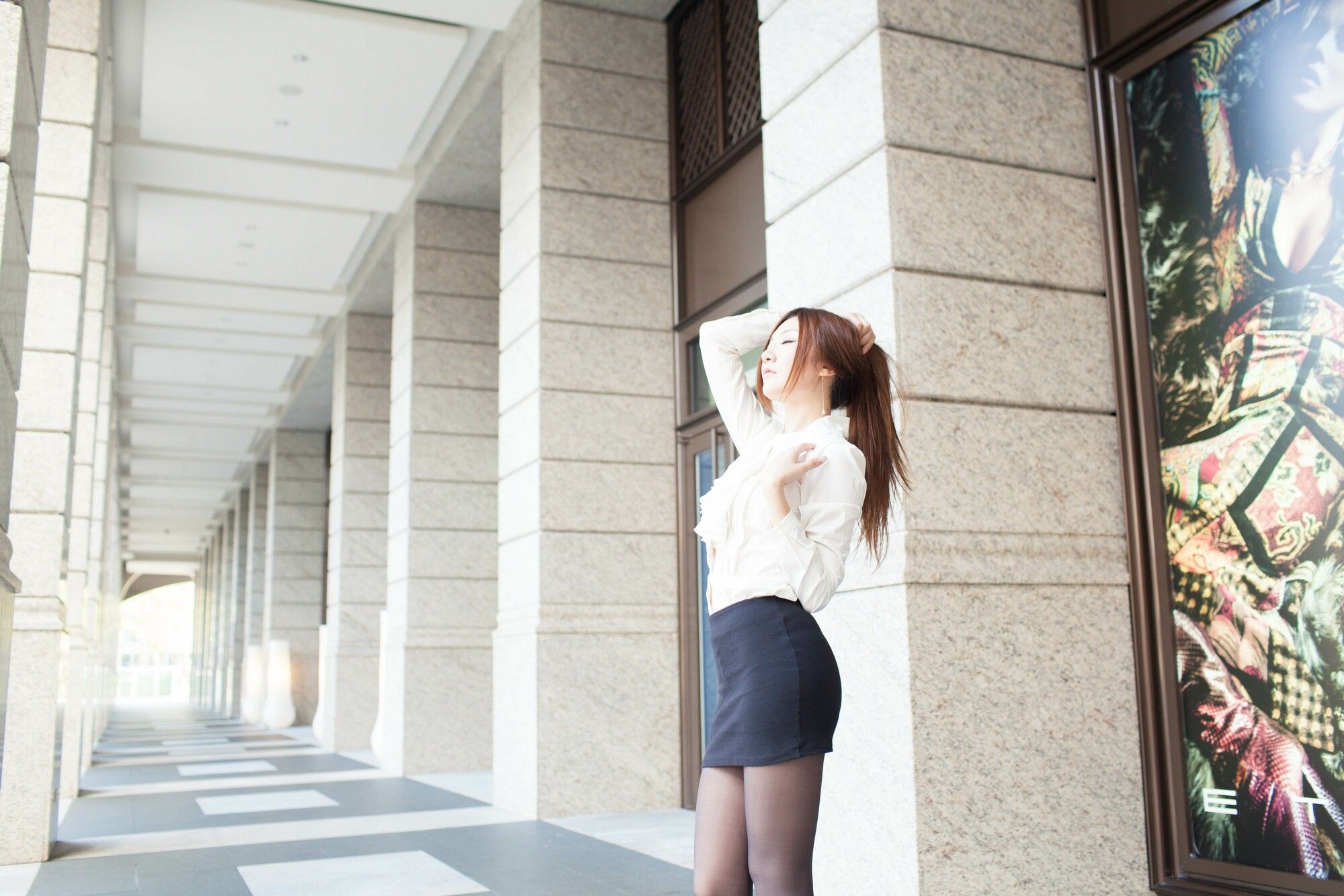 Michelle小羽/谢馥羽《信義區街拍黑丝OL系列》-图94