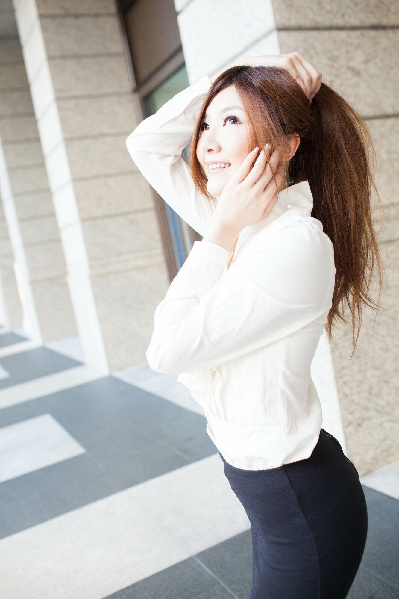 Michelle小羽/谢馥羽《信義區街拍黑丝OL系列》-图96