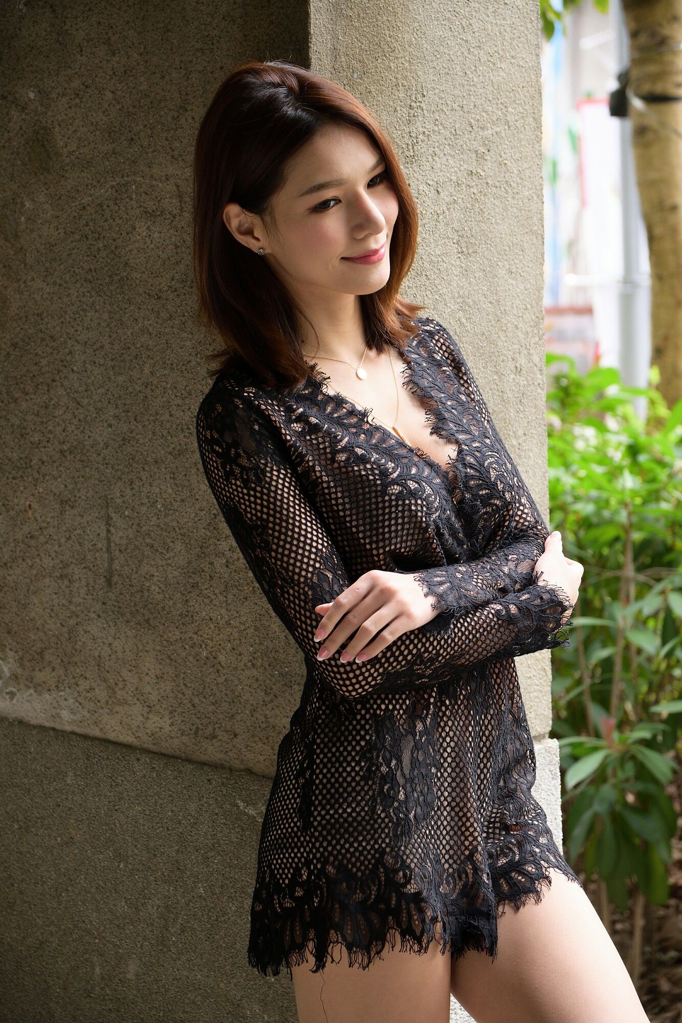 Kate  - 外拍黑色蕾丝系列-图0