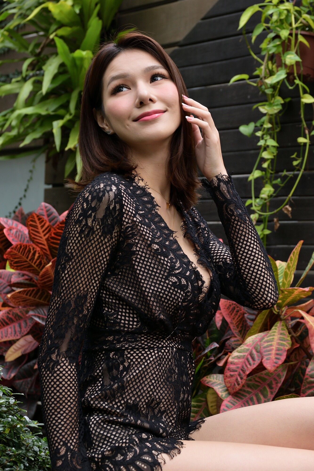 Kate  - 外拍黑色蕾丝系列-图46