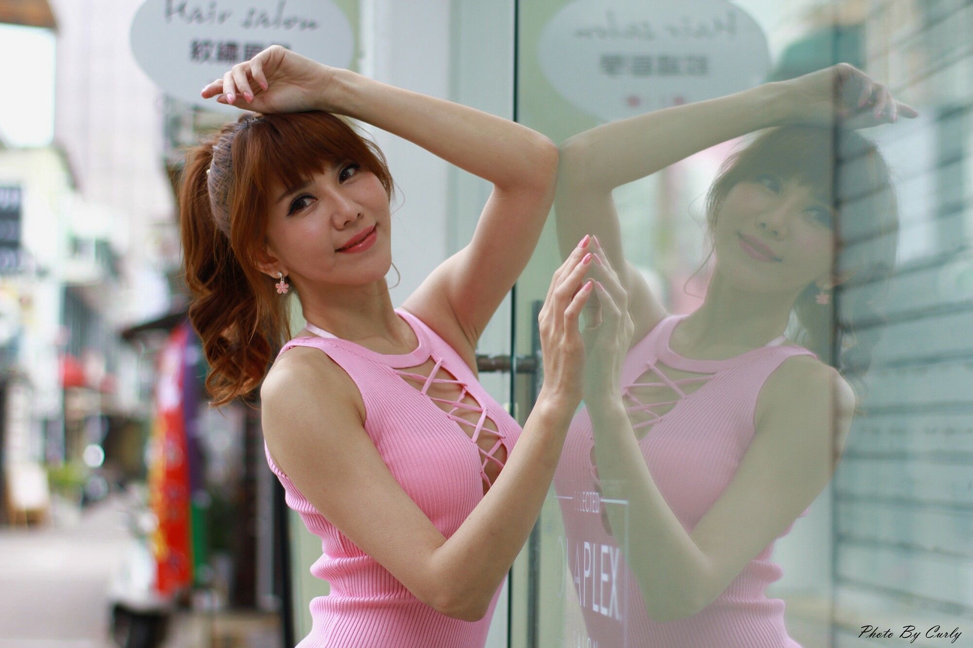 Maggie黄淑华《新崛江商圈-街拍包臀短裙》-图55