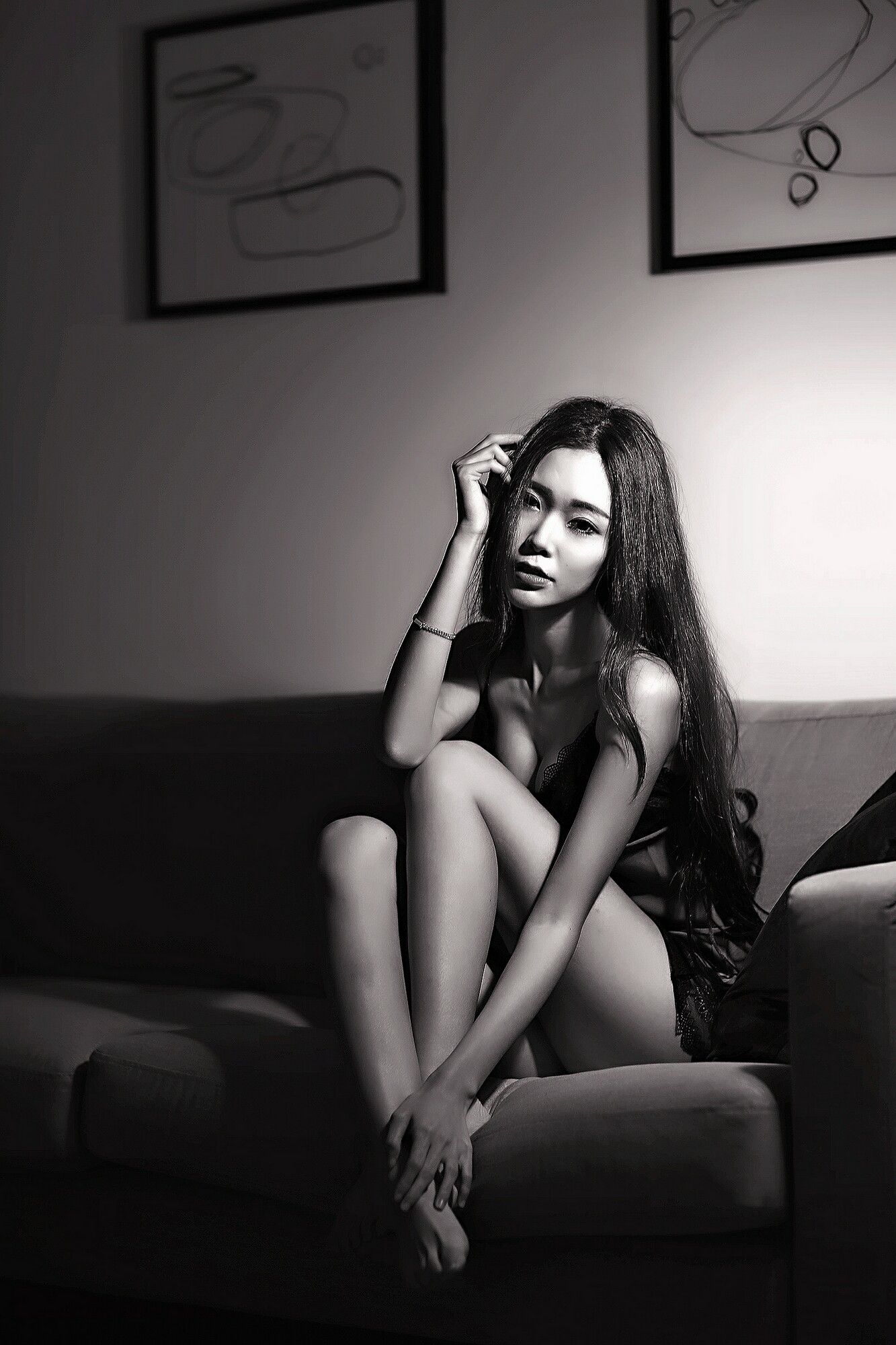 黄上晏Rubis《性感睡衣+白衬衫+OL系列合集》-图9