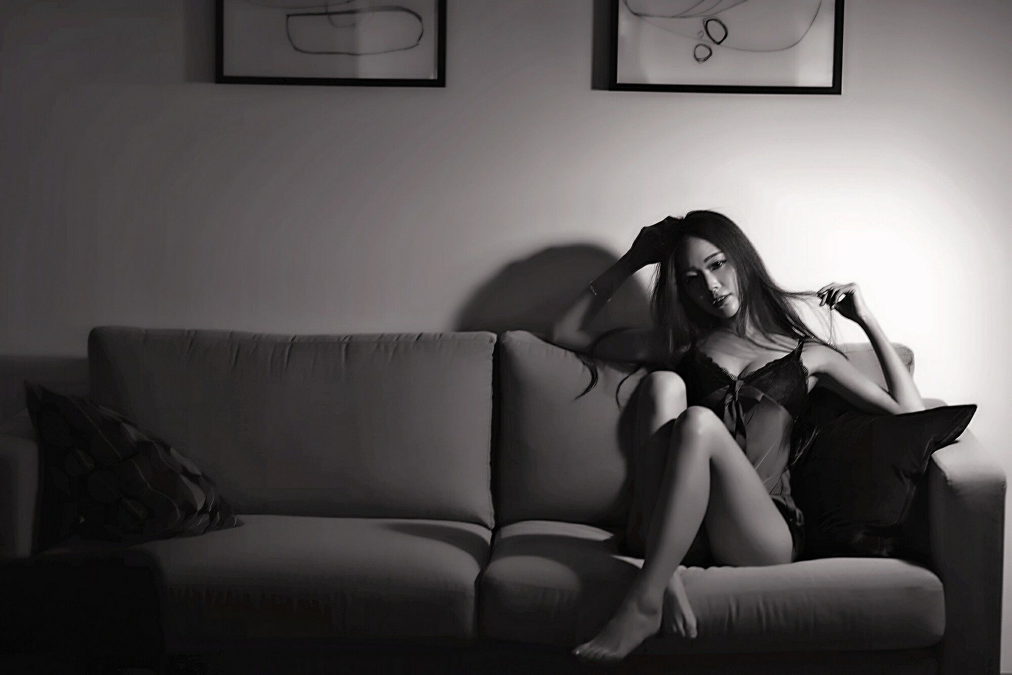 黄上晏Rubis《性感睡衣+白衬衫+OL系列合集》-图26