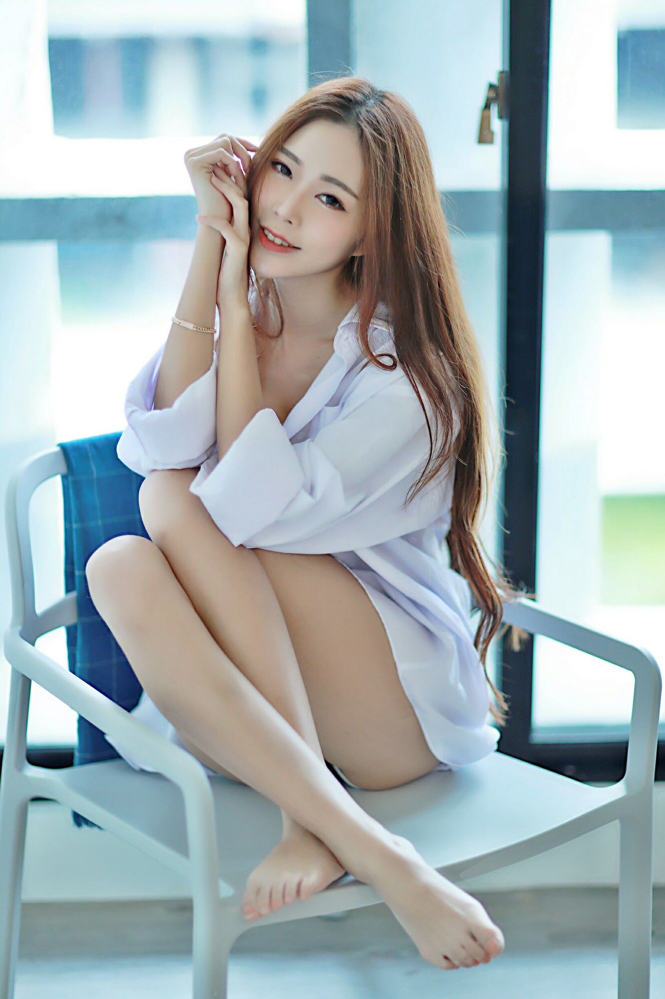 黄上晏Rubis《性感睡衣+白衬衫+OL系列合集》-图35