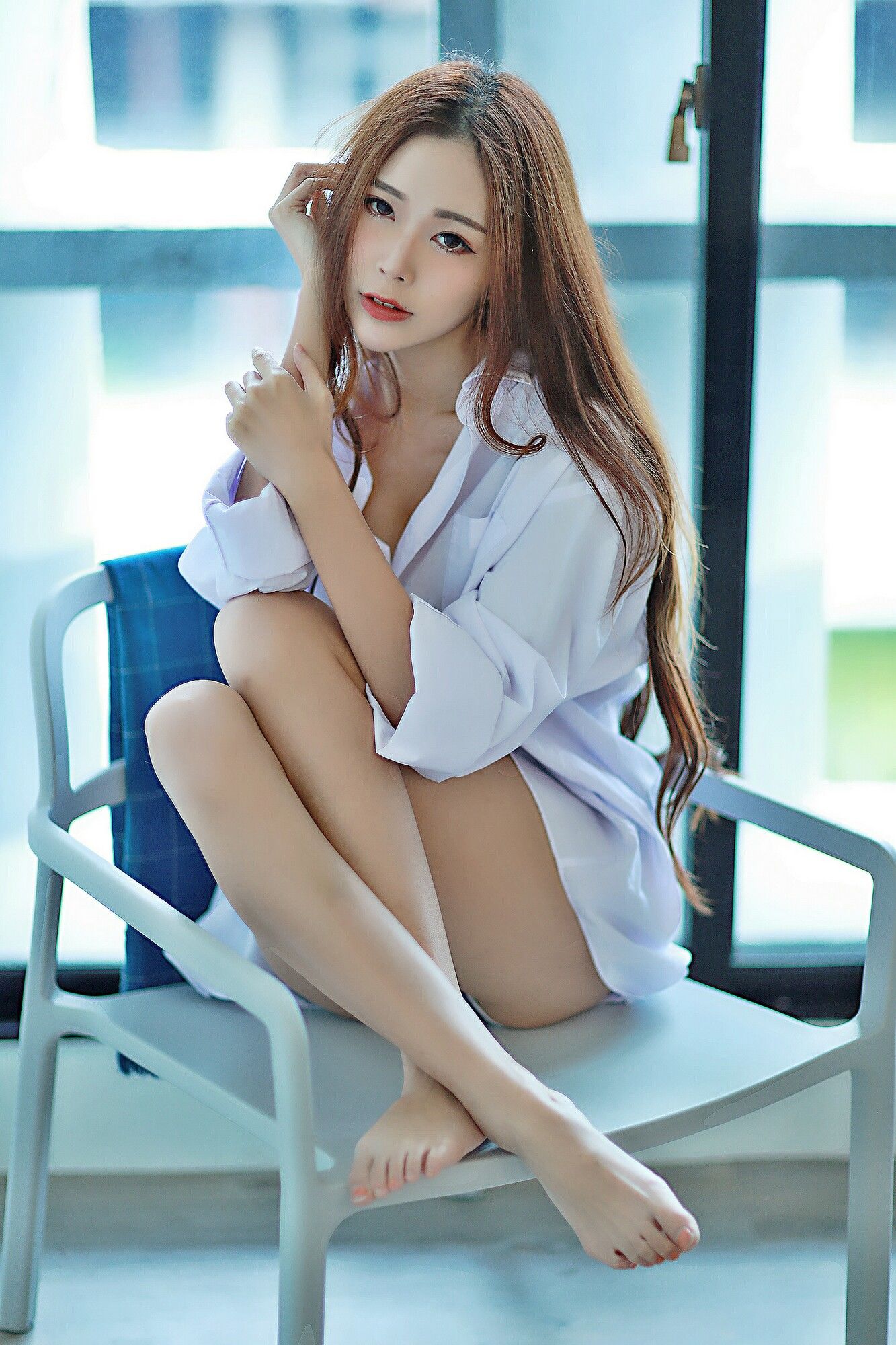 黄上晏Rubis《性感睡衣+白衬衫+OL系列合集》-图7