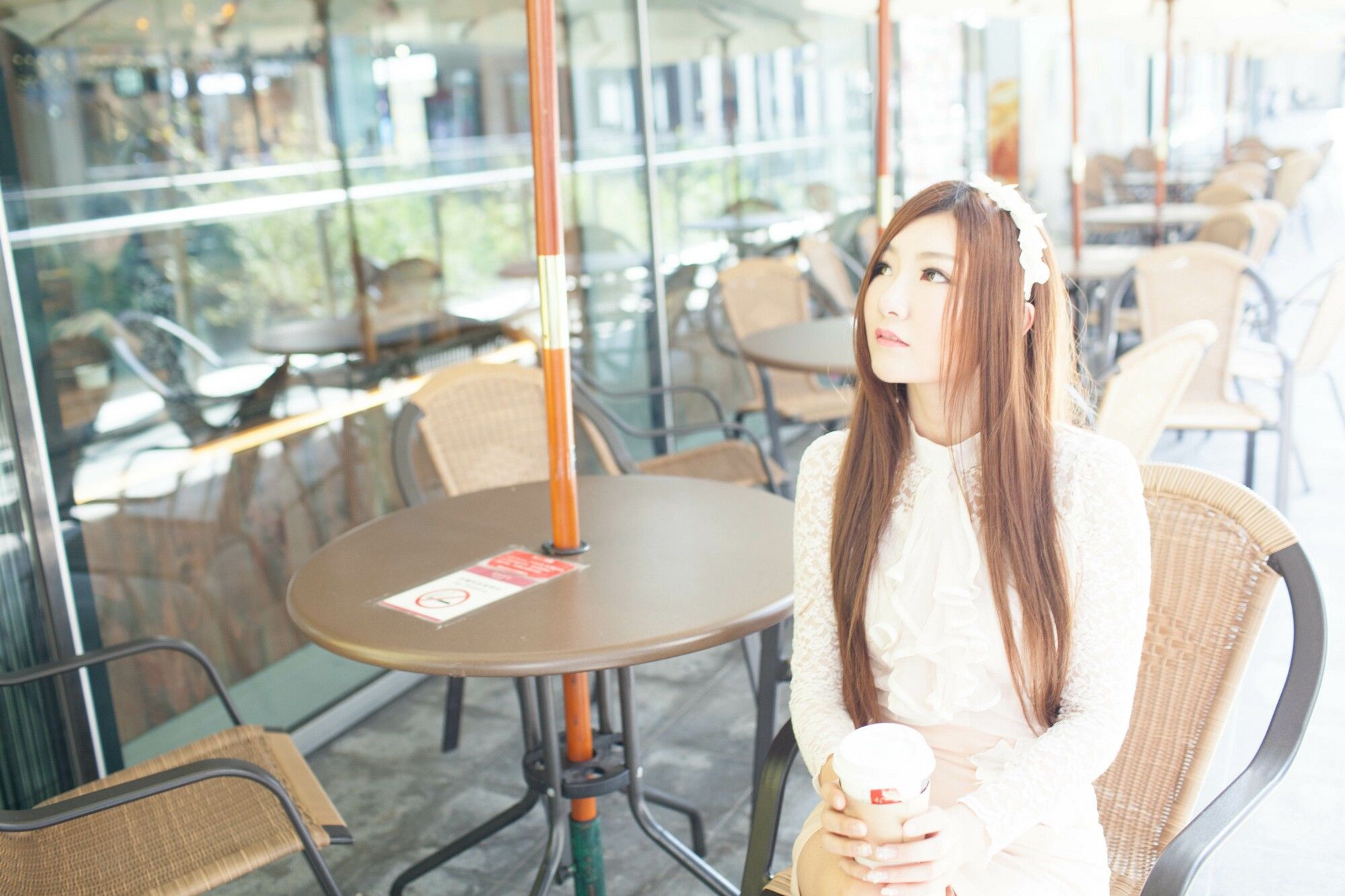 Michelle小羽《信義區街拍 蕾丝+包臀短裙》-图87