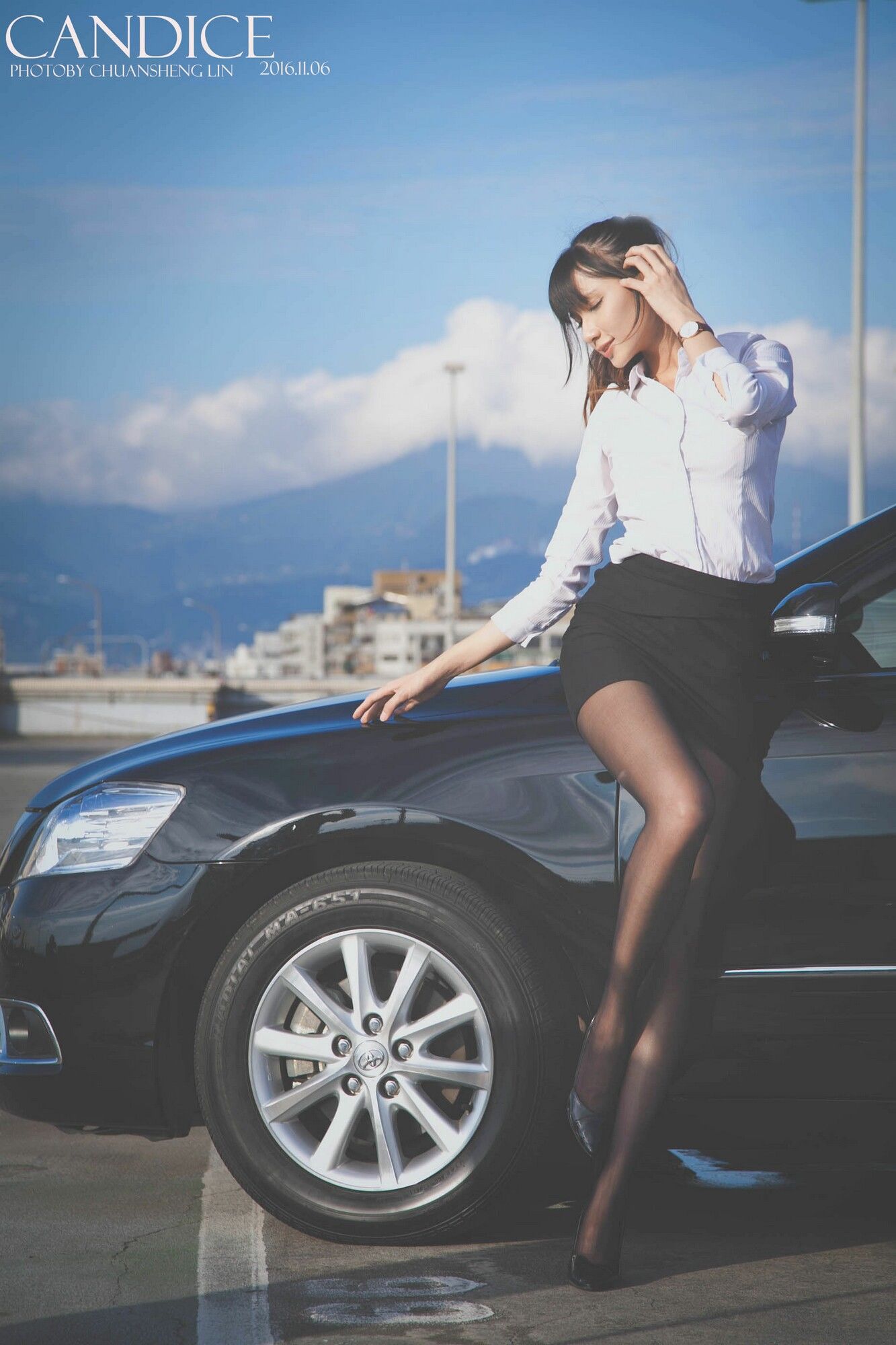 蔡译心Candice《车外拍》-图35