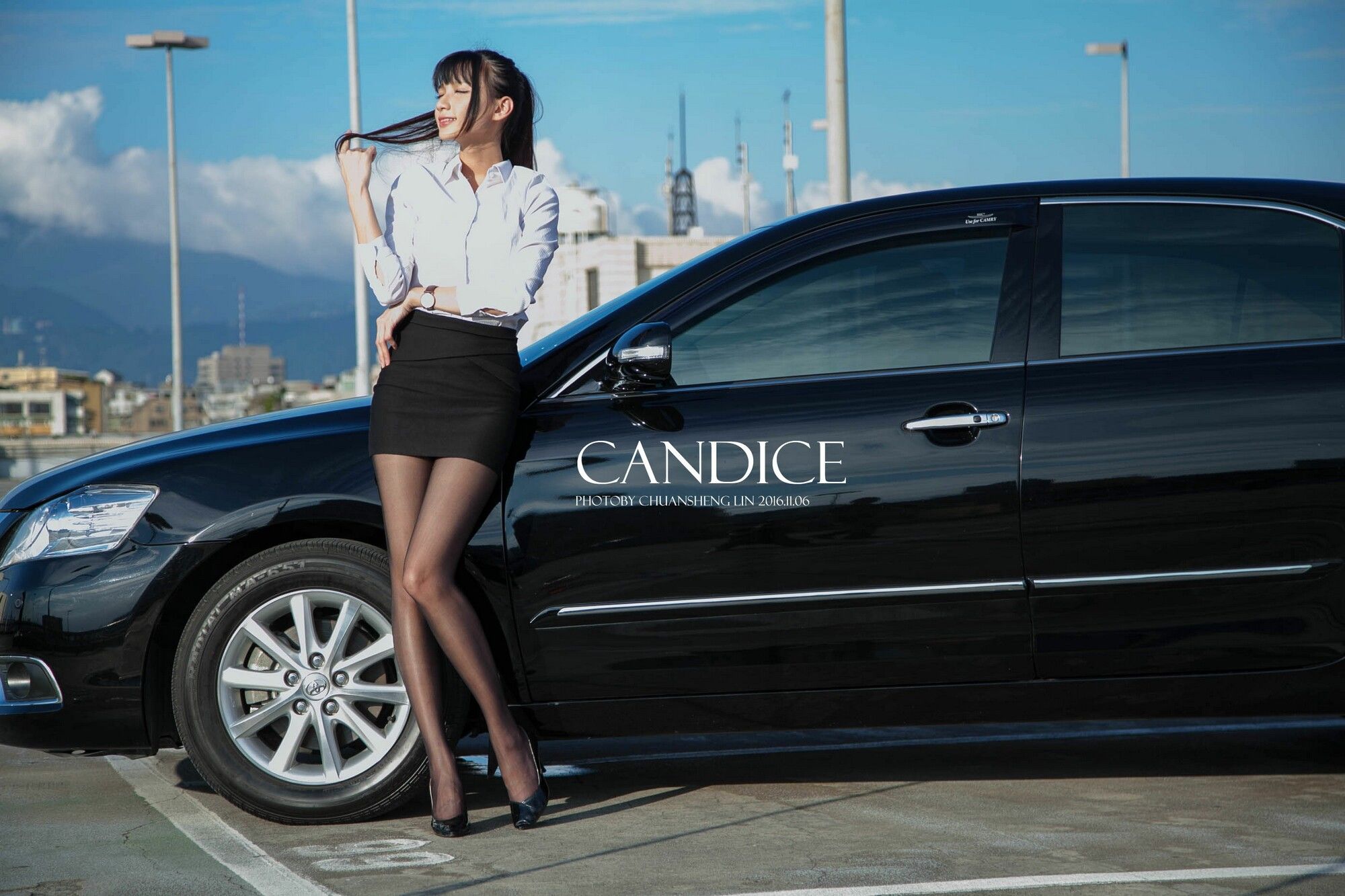 蔡译心Candice《车外拍》-图38