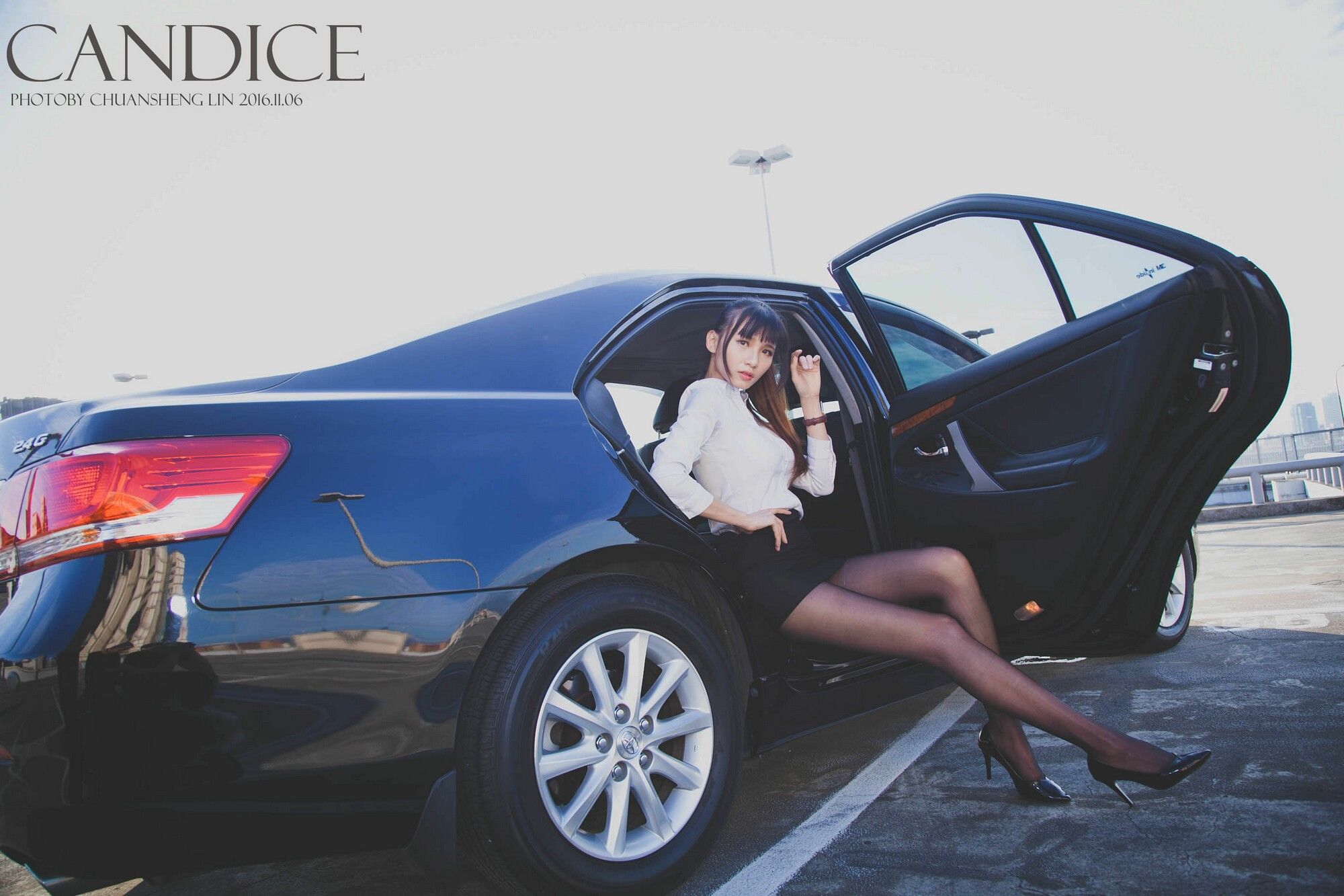 蔡译心Candice《车外拍》-图47