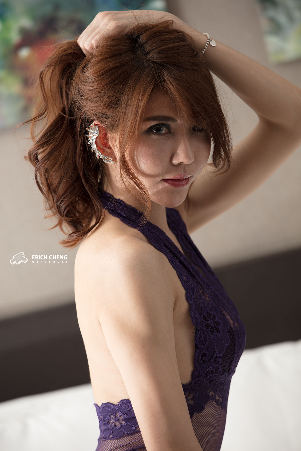 Maggie黄淑华 - 性感黑丝+内衣-图30