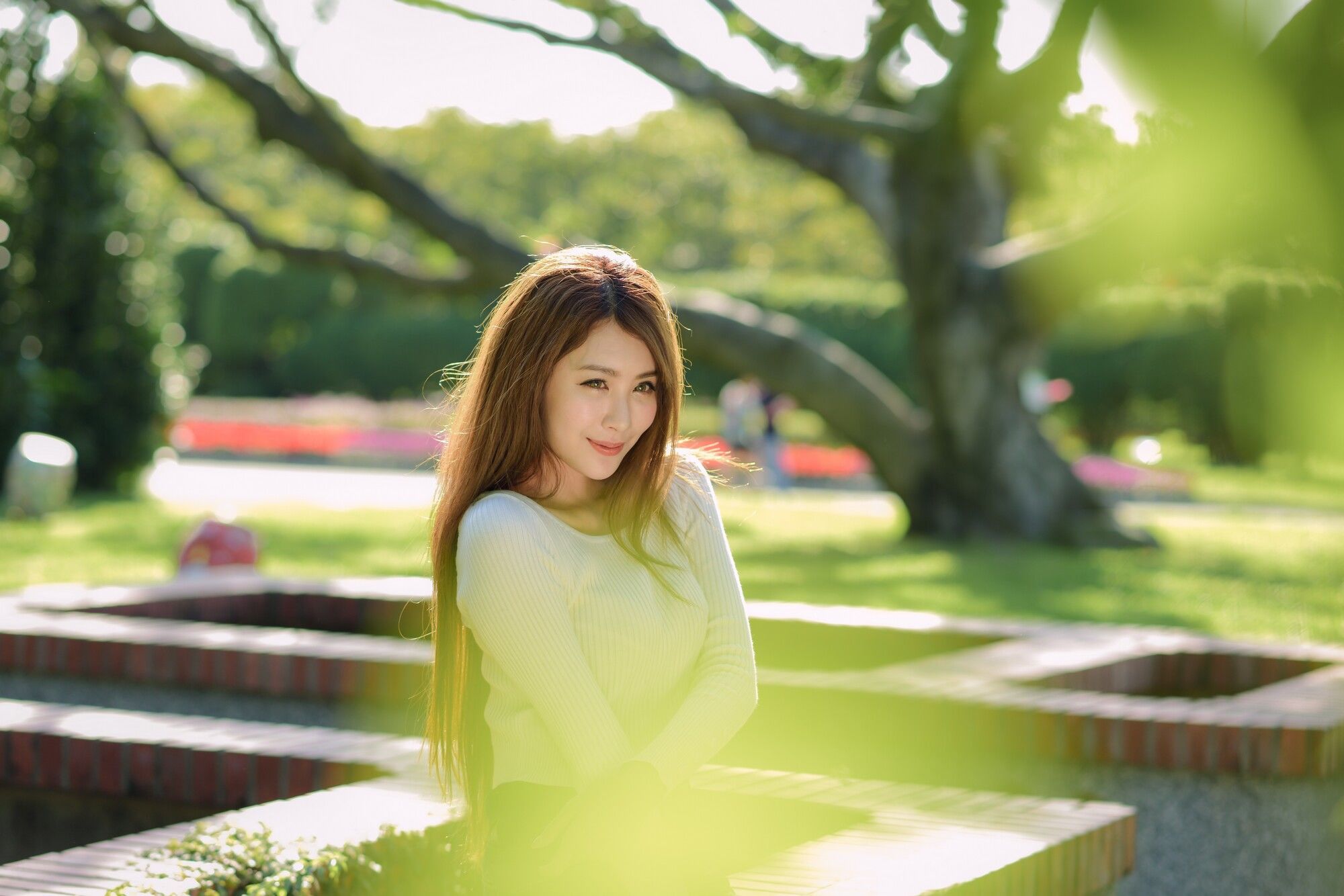 夏晴Miso《公园牛仔紧身裤美腿》-图9