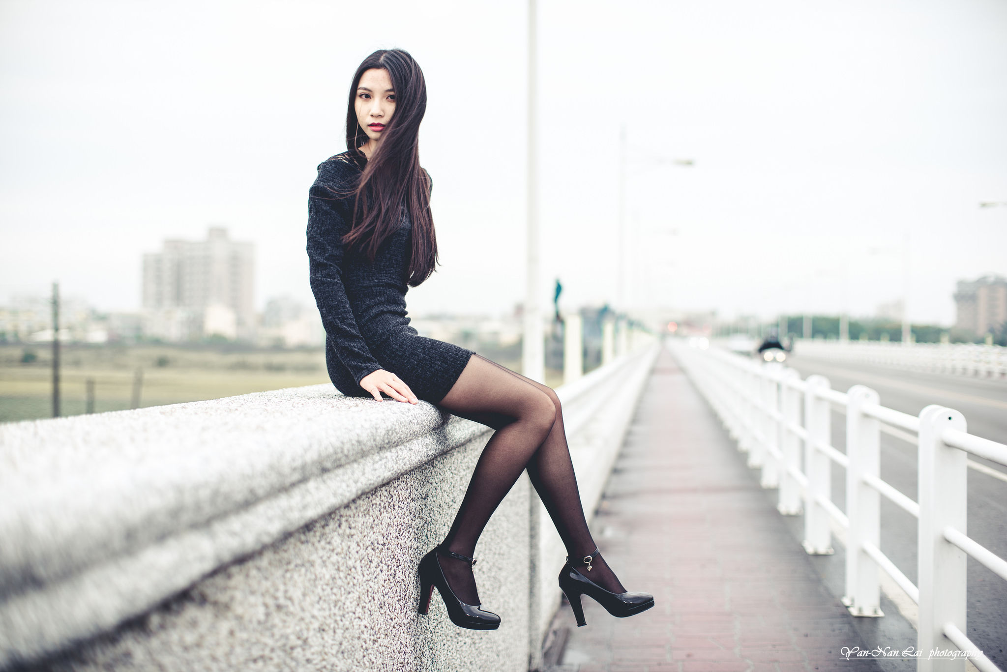 Jenny《黑丝外拍》-图11