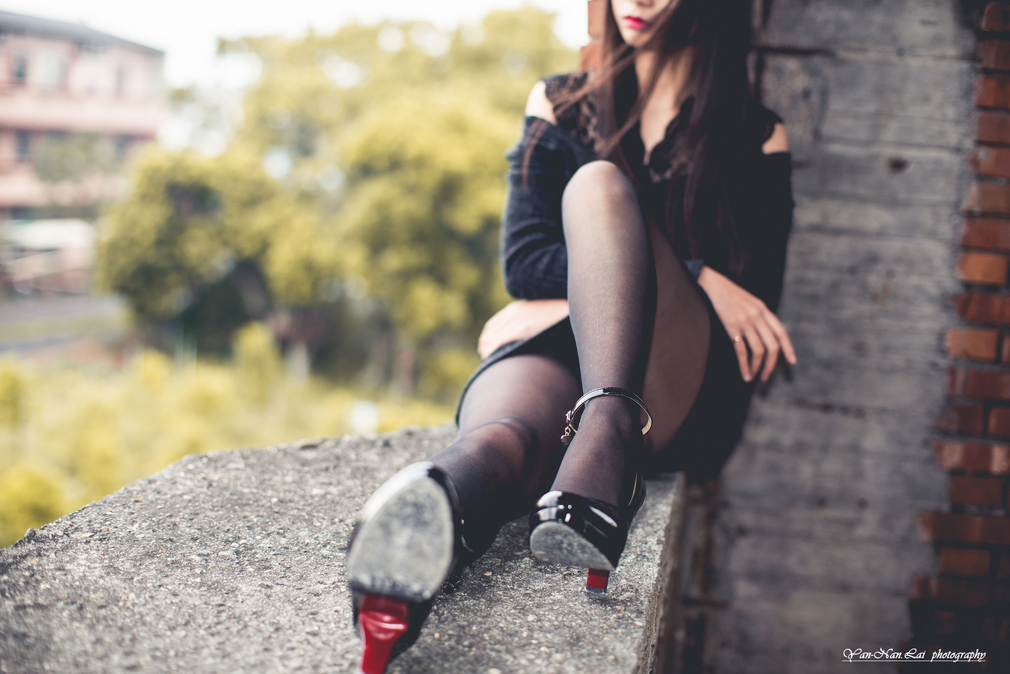 Jenny《黑丝外拍》-图25