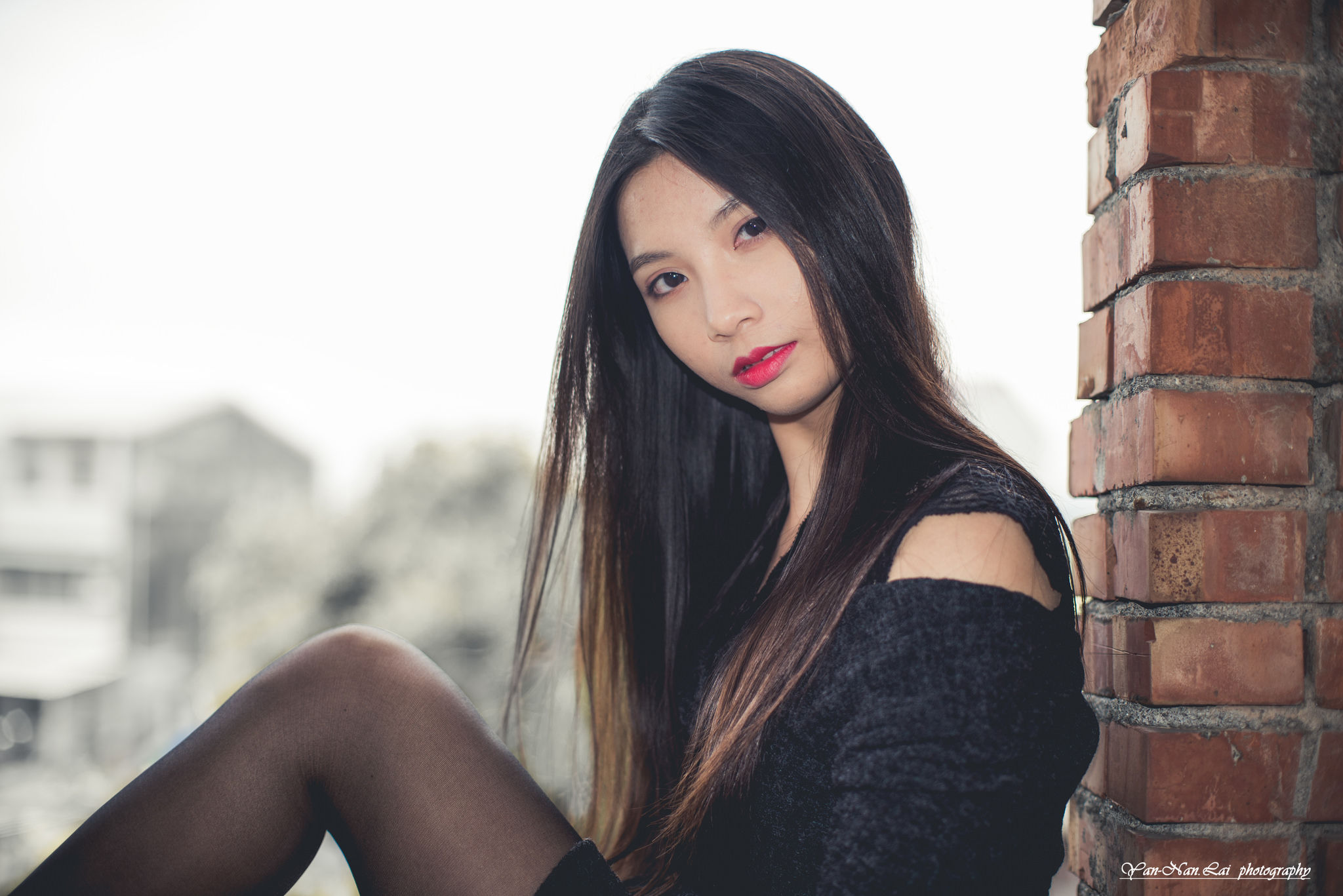 Jenny《黑丝外拍》-图26