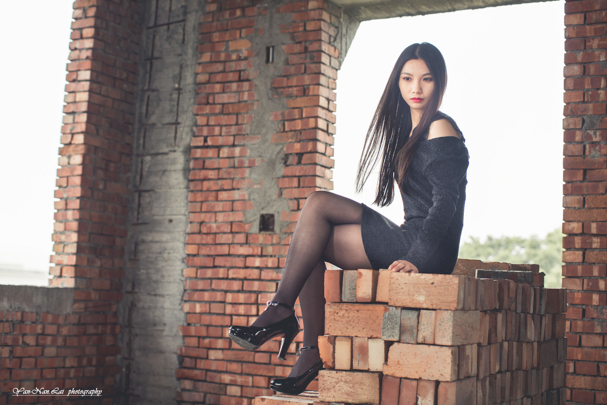 Jenny《黑丝外拍》-图29