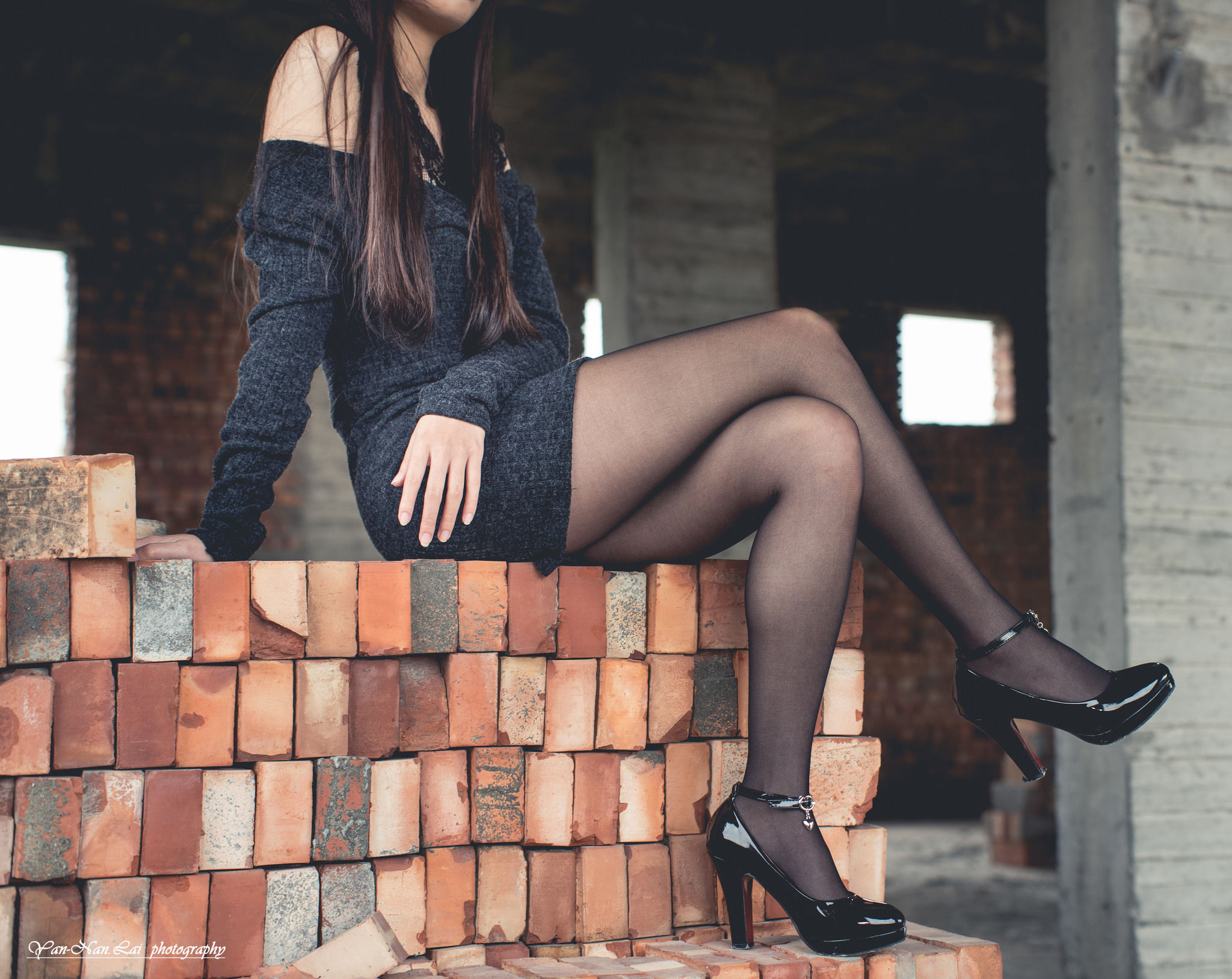 Jenny《黑丝外拍》-图30