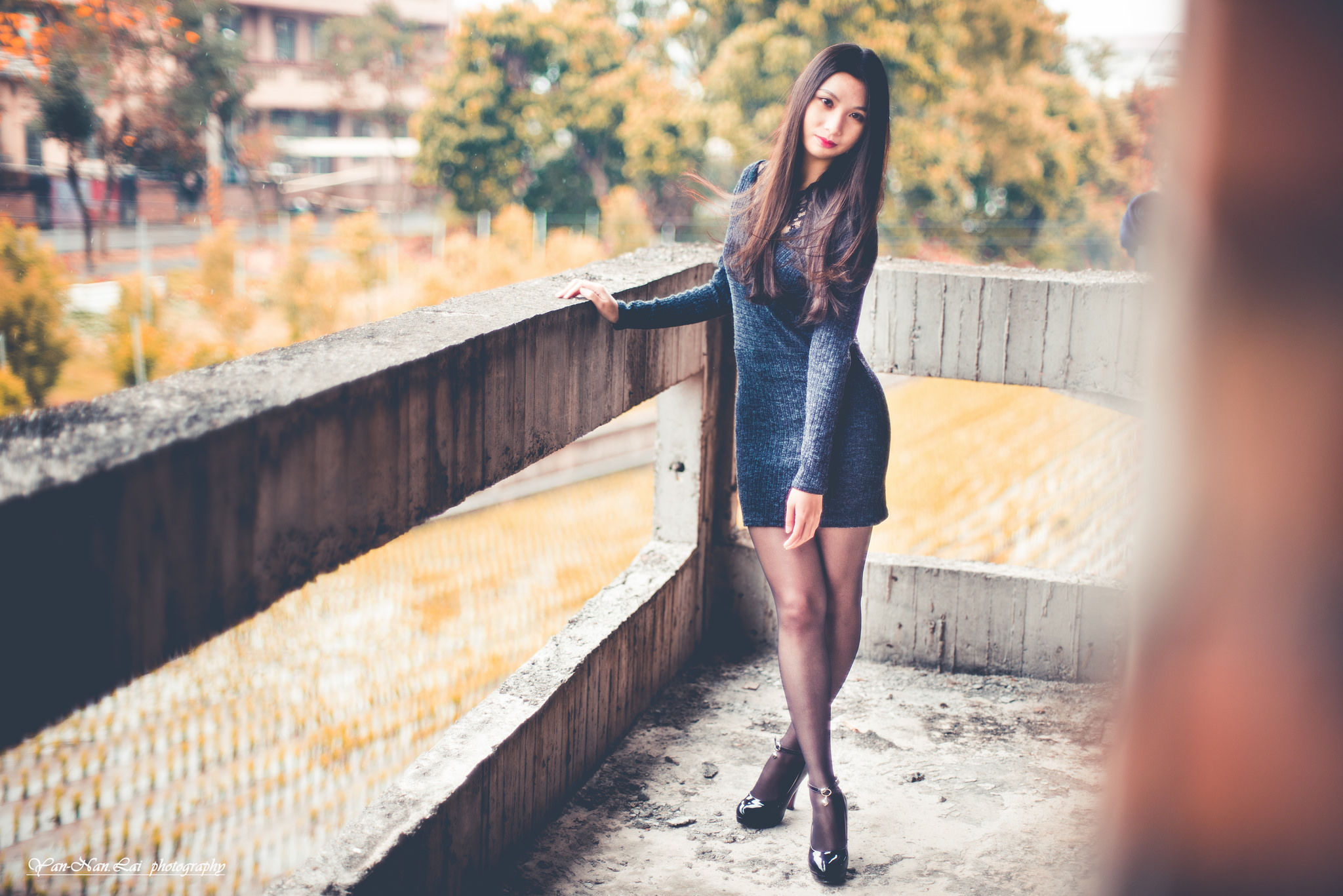 Jenny《黑丝外拍》-图32