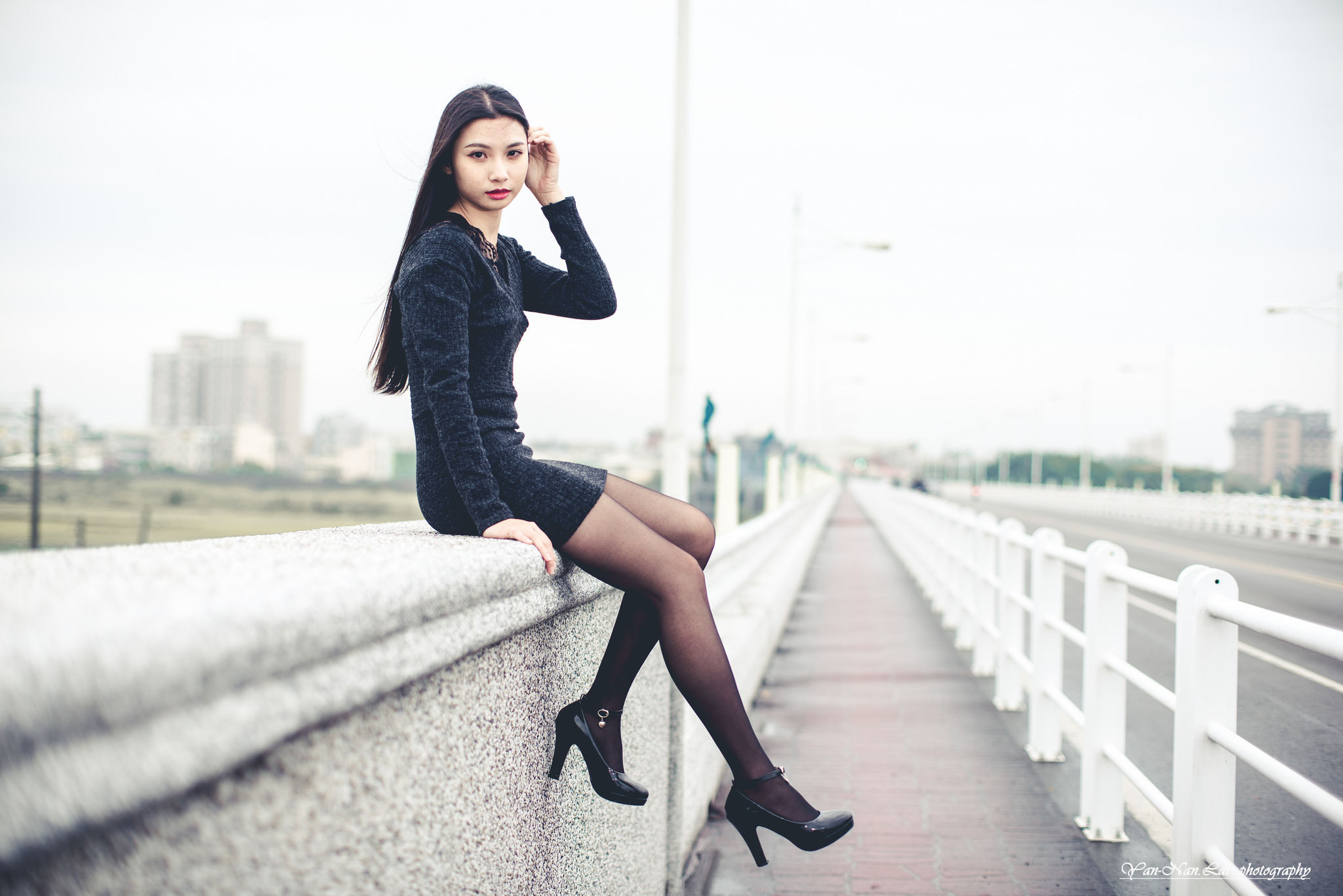 Jenny《黑丝外拍》-图36