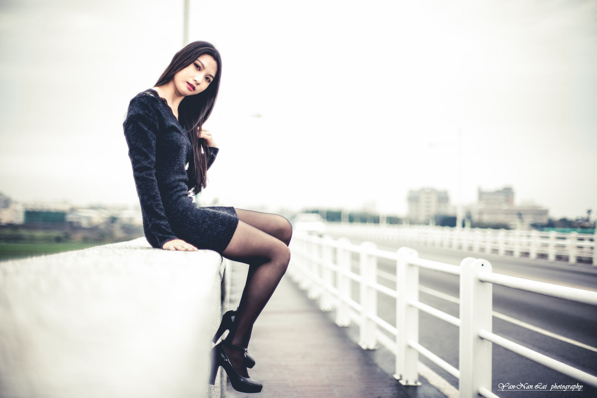 Jenny《黑丝外拍》-图3