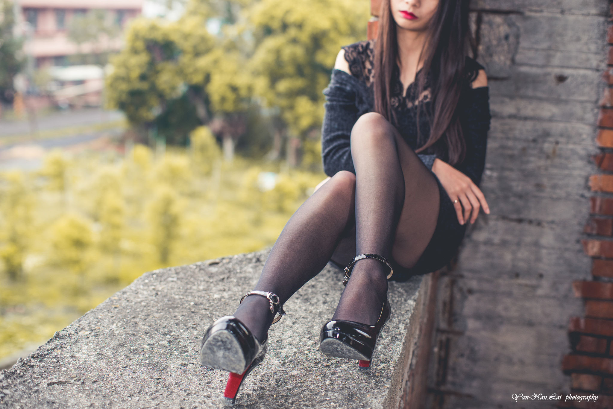 Jenny《黑丝外拍》-图8