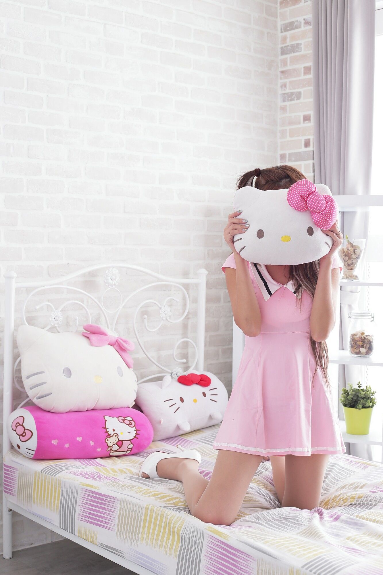 Winnie小雪/庄咏惠 - 2套美腿超短裙-图38