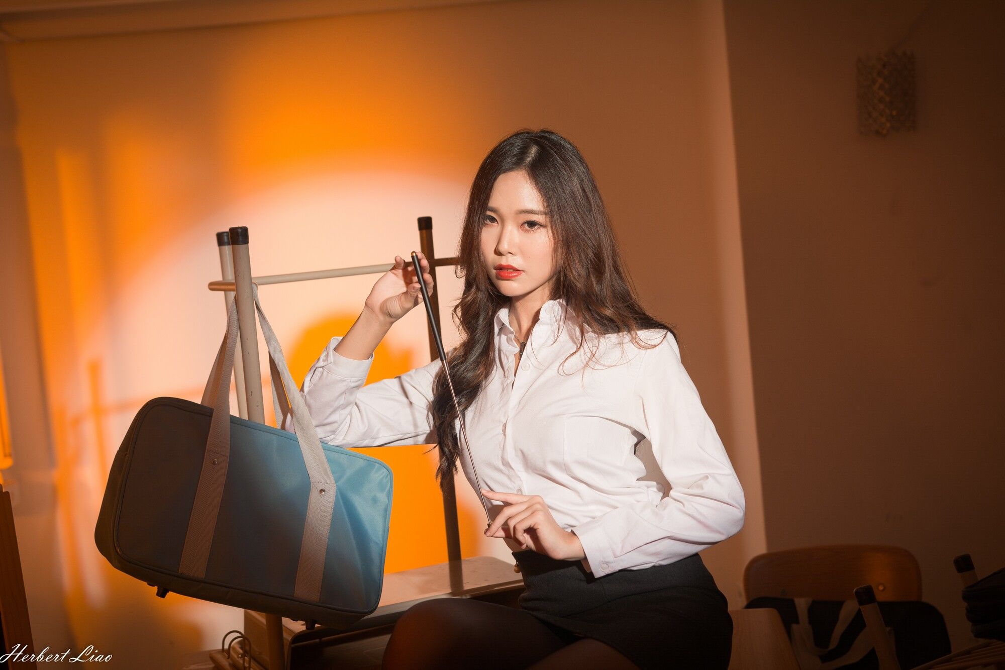 黄上晏Rubis《黑丝靈異教師》-图7