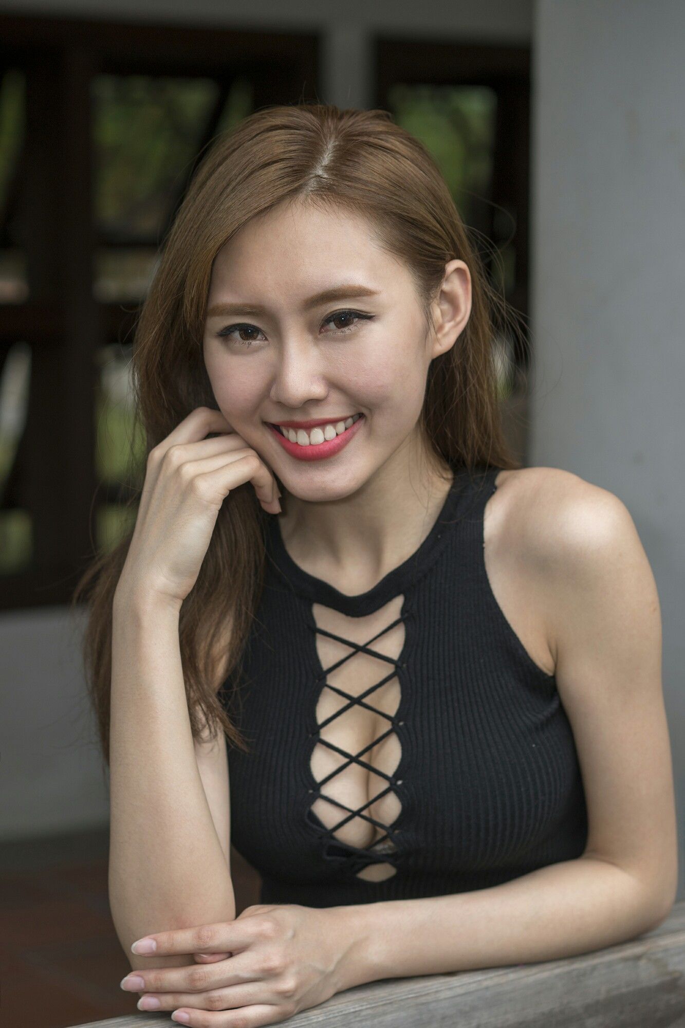 郭珉妏Queenie - 条纹短裙街拍-图10