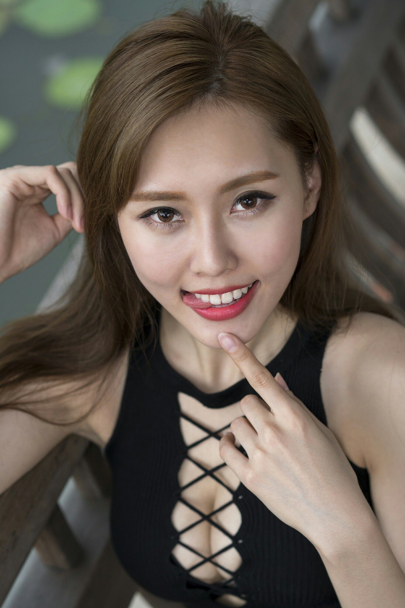 郭珉妏Queenie - 条纹短裙街拍-图41