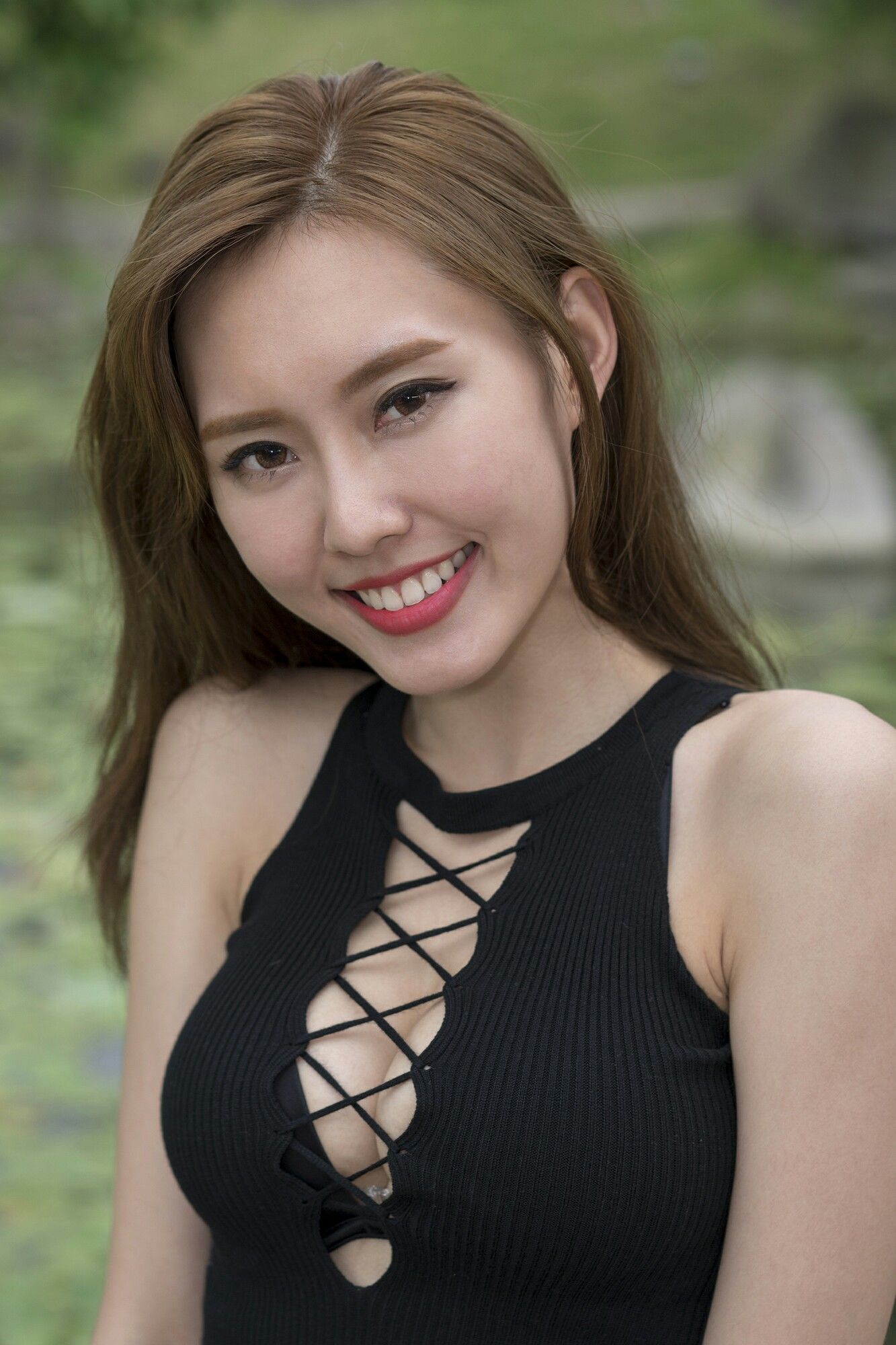 郭珉妏Queenie - 条纹短裙街拍-图46