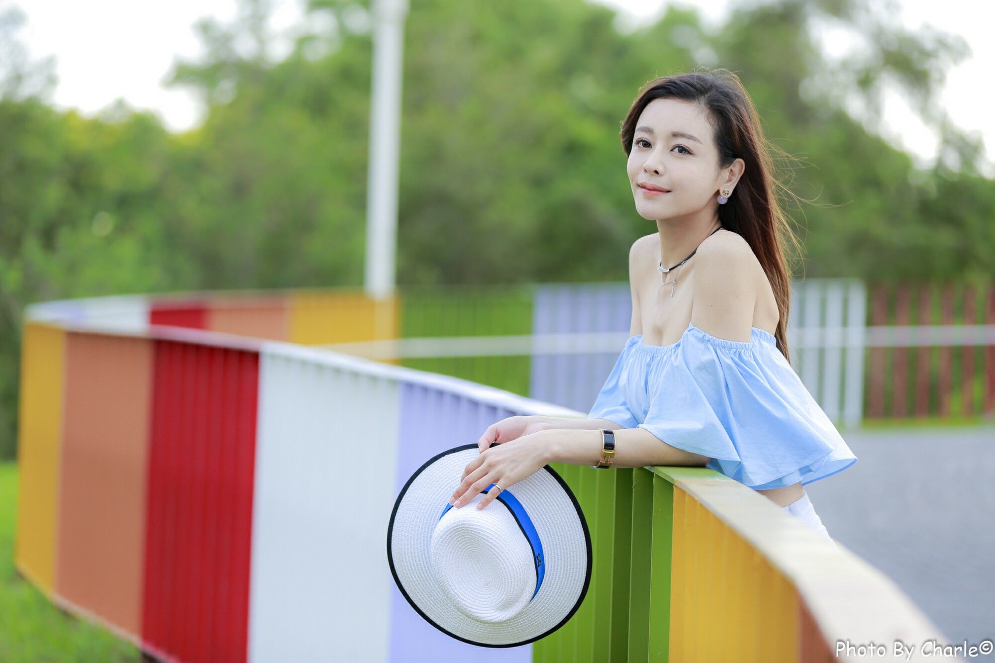 韩羽《圓山花博外拍》-图11