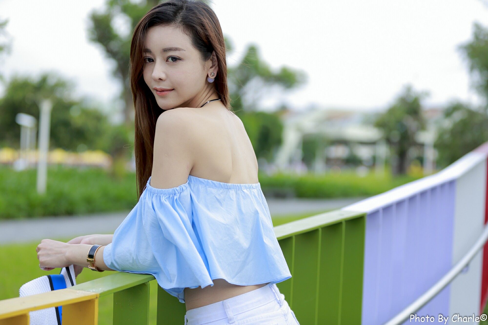 韩羽《圓山花博外拍》-图15