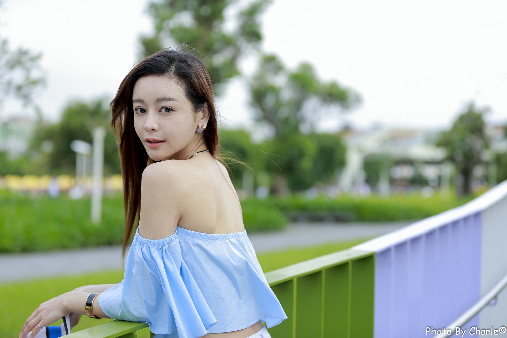 韩羽《圓山花博外拍》-图16