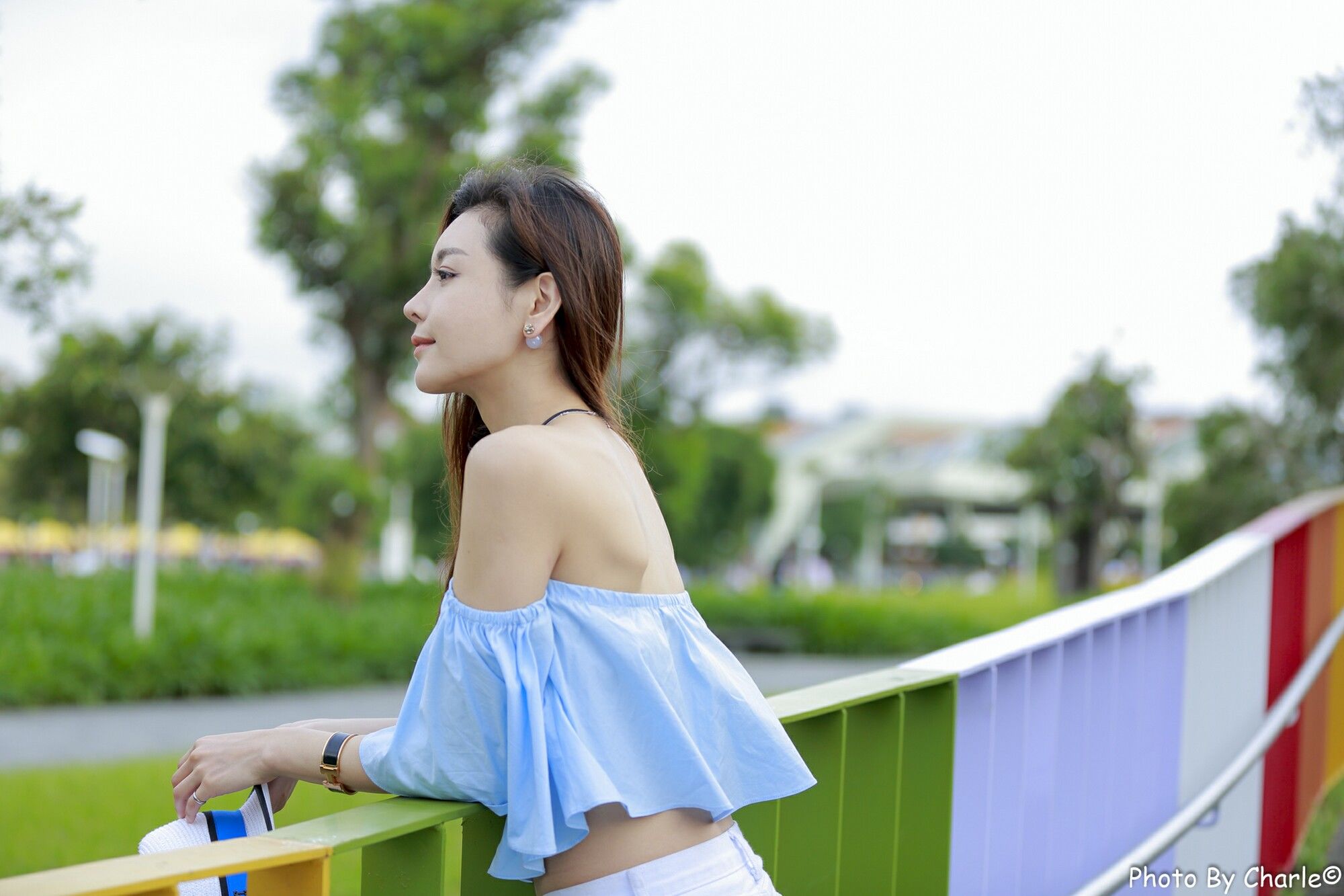 韩羽《圓山花博外拍》-图17