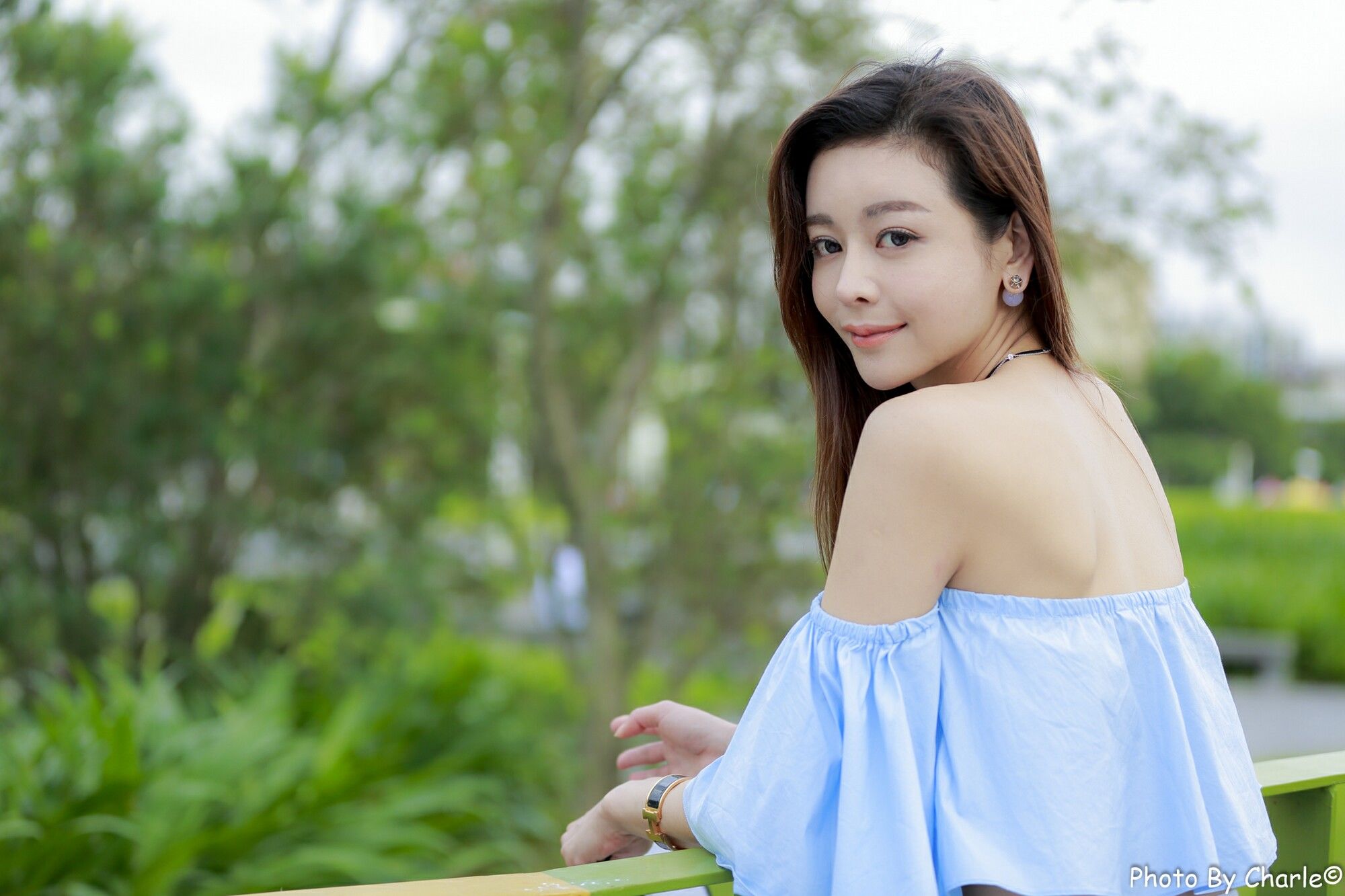 韩羽《圓山花博外拍》-图18